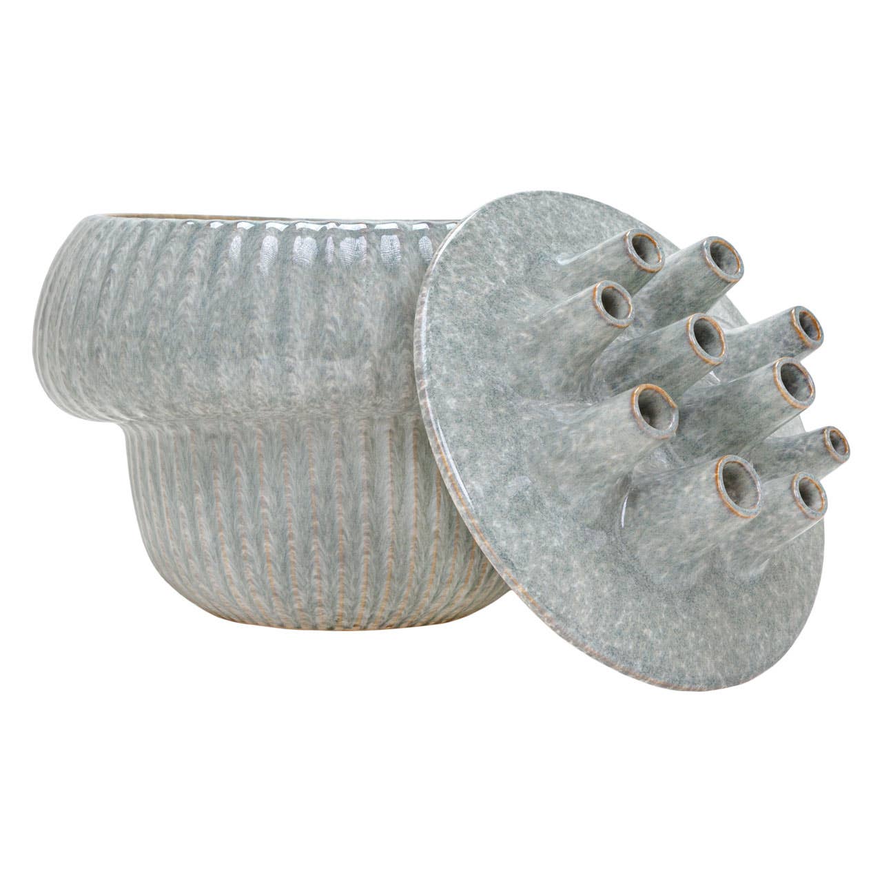 Freslo Lidded Vase - Decor Addict, LLC