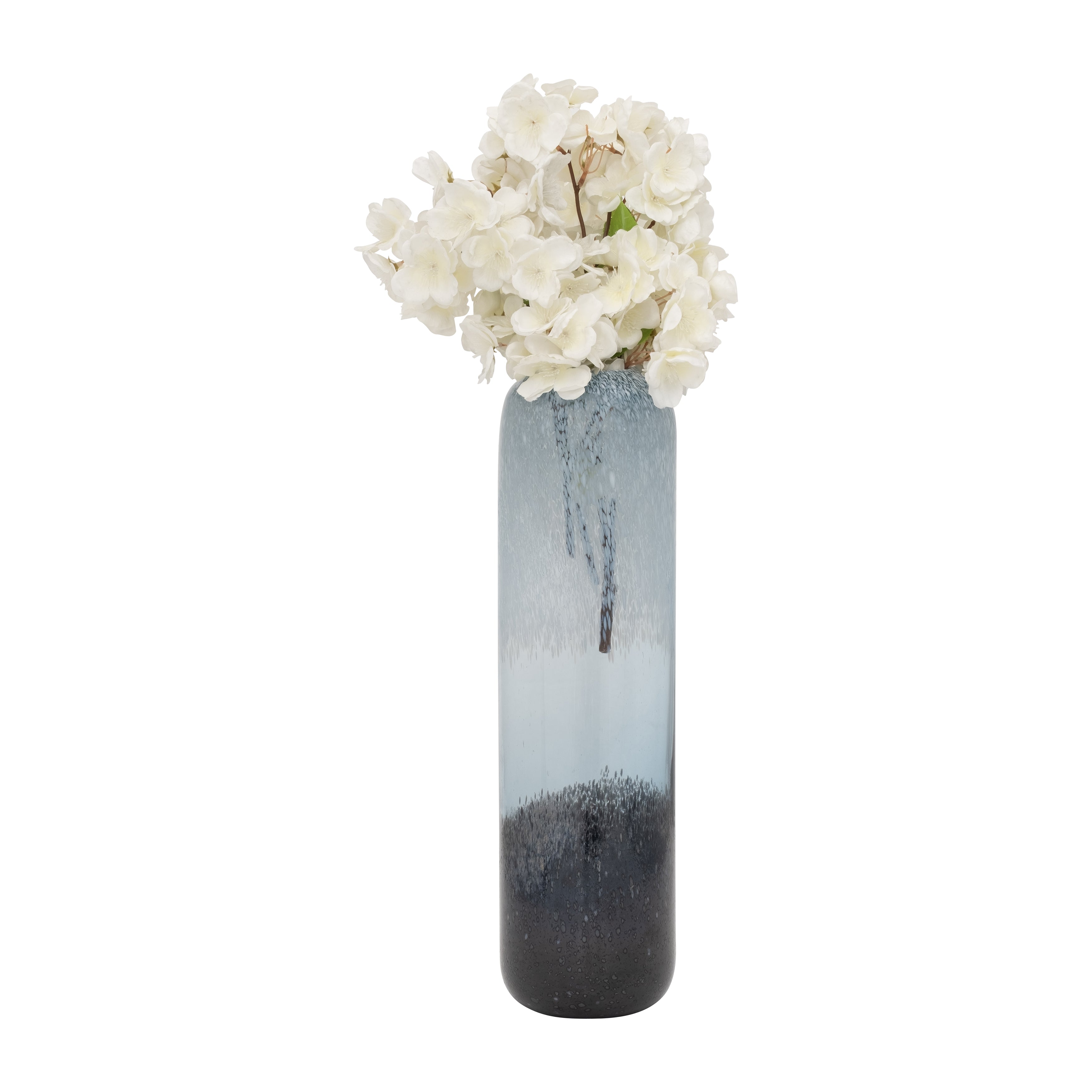 Glass, 17" Ombre Vase, Multi - Decor Addict, LLC