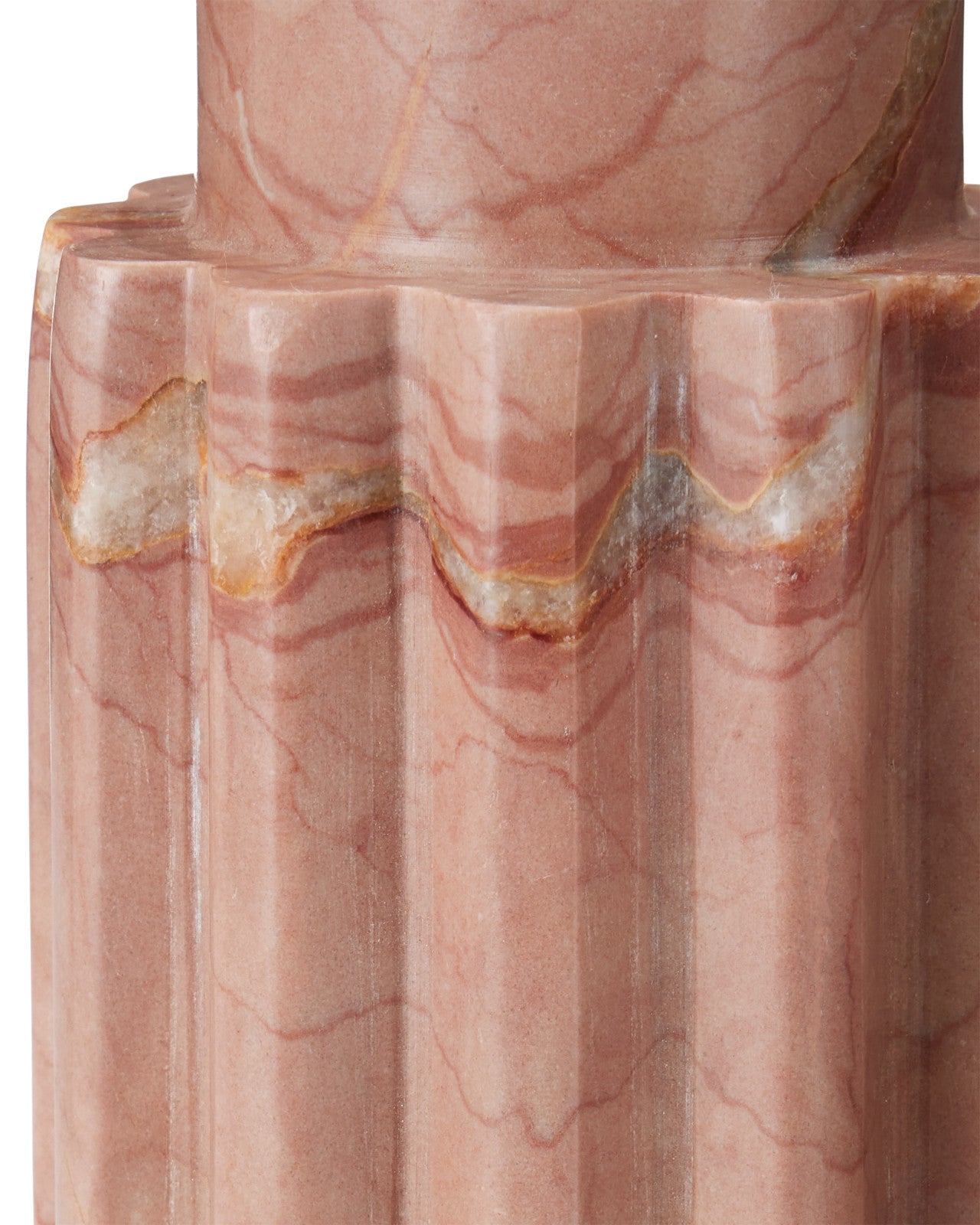 Penrose Pink Candle Holder, Set of 2 by Currey & Company