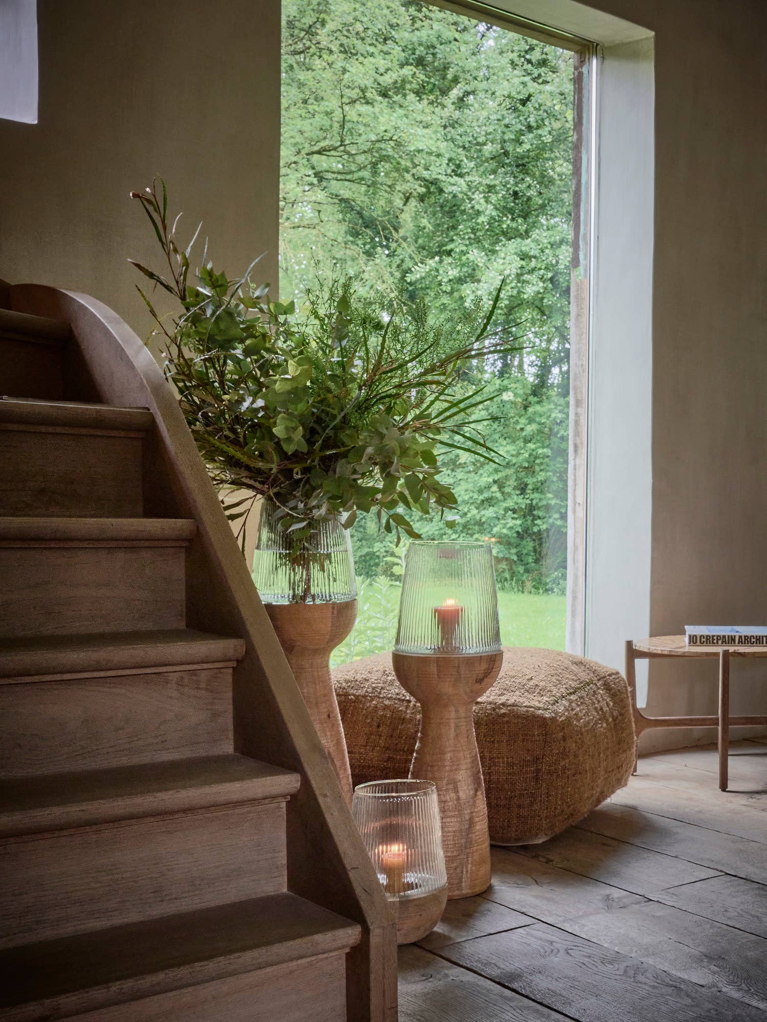 Arbre Natural Hurricane/Vase Mango Wood - Decor Addict, LLC