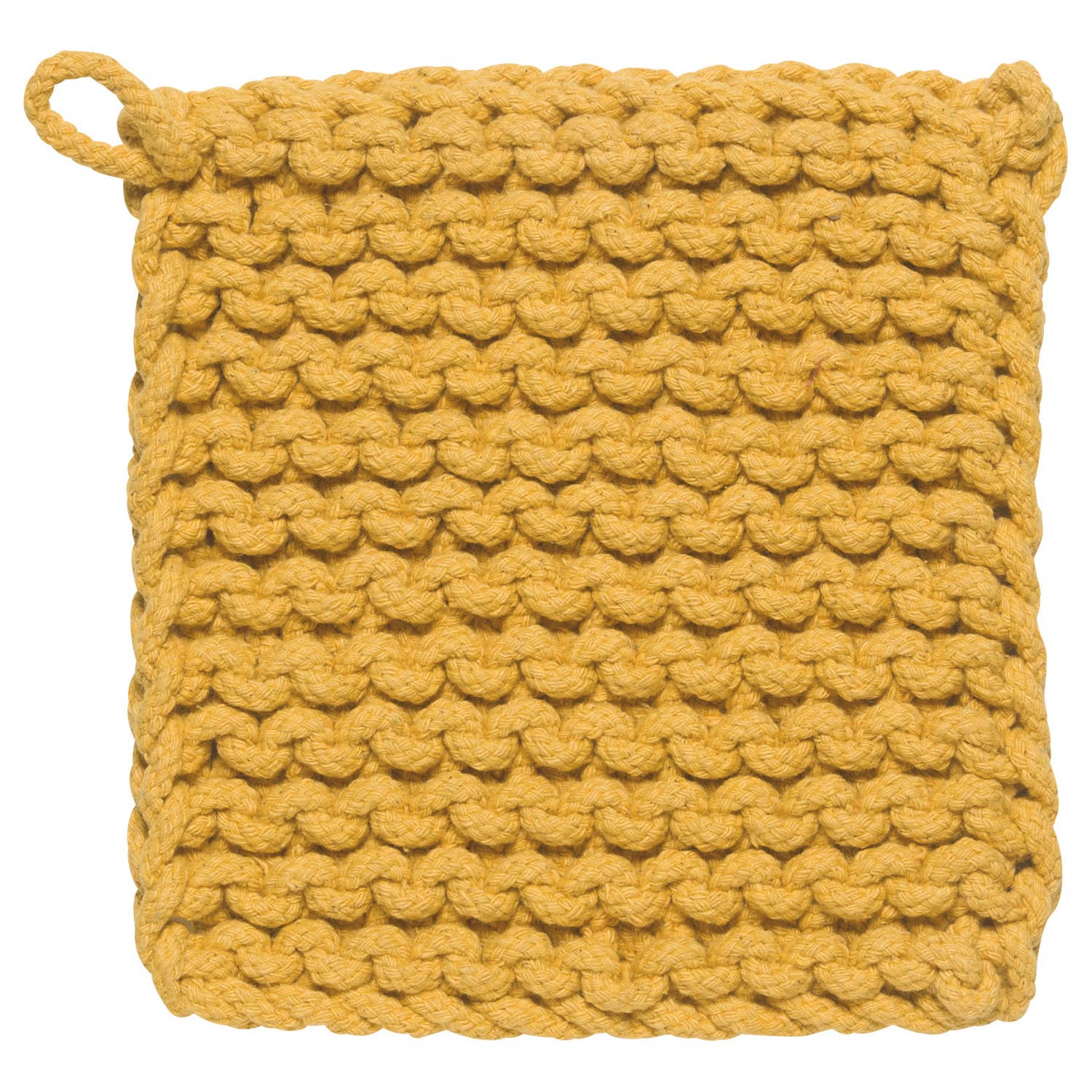 Ochre Knit Potholder - Decor Addict, LLC