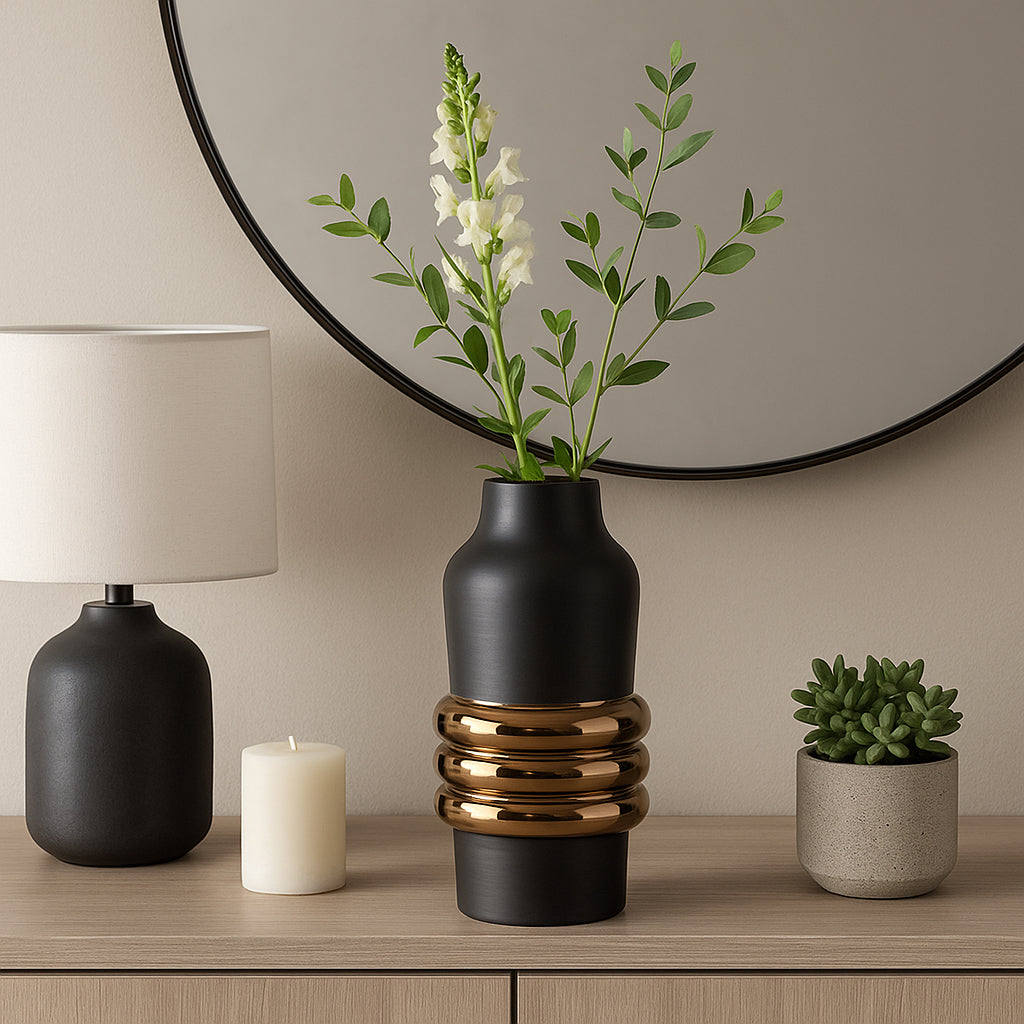 Harkenbrook Black Vase view 2