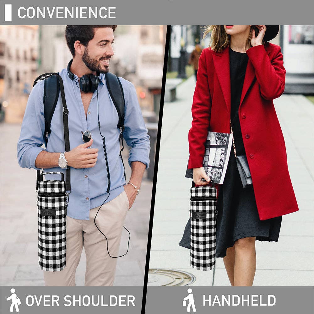 1 Bottle Wine Carrier Bag: Beige / 1 Bottle - Decor Addict, LLC