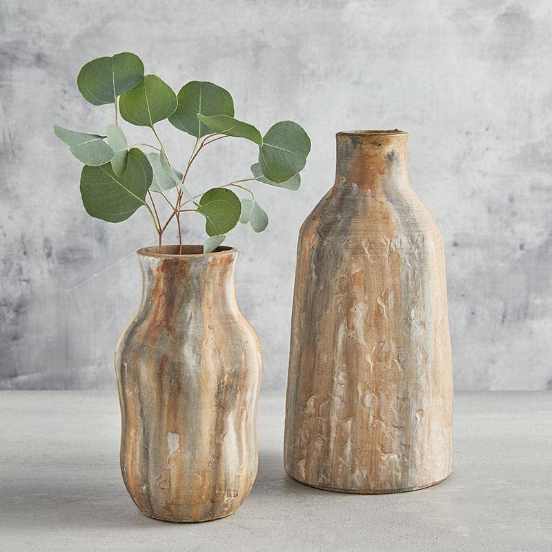 Angle Painted Narrow Vase - Decor Addict, LLC