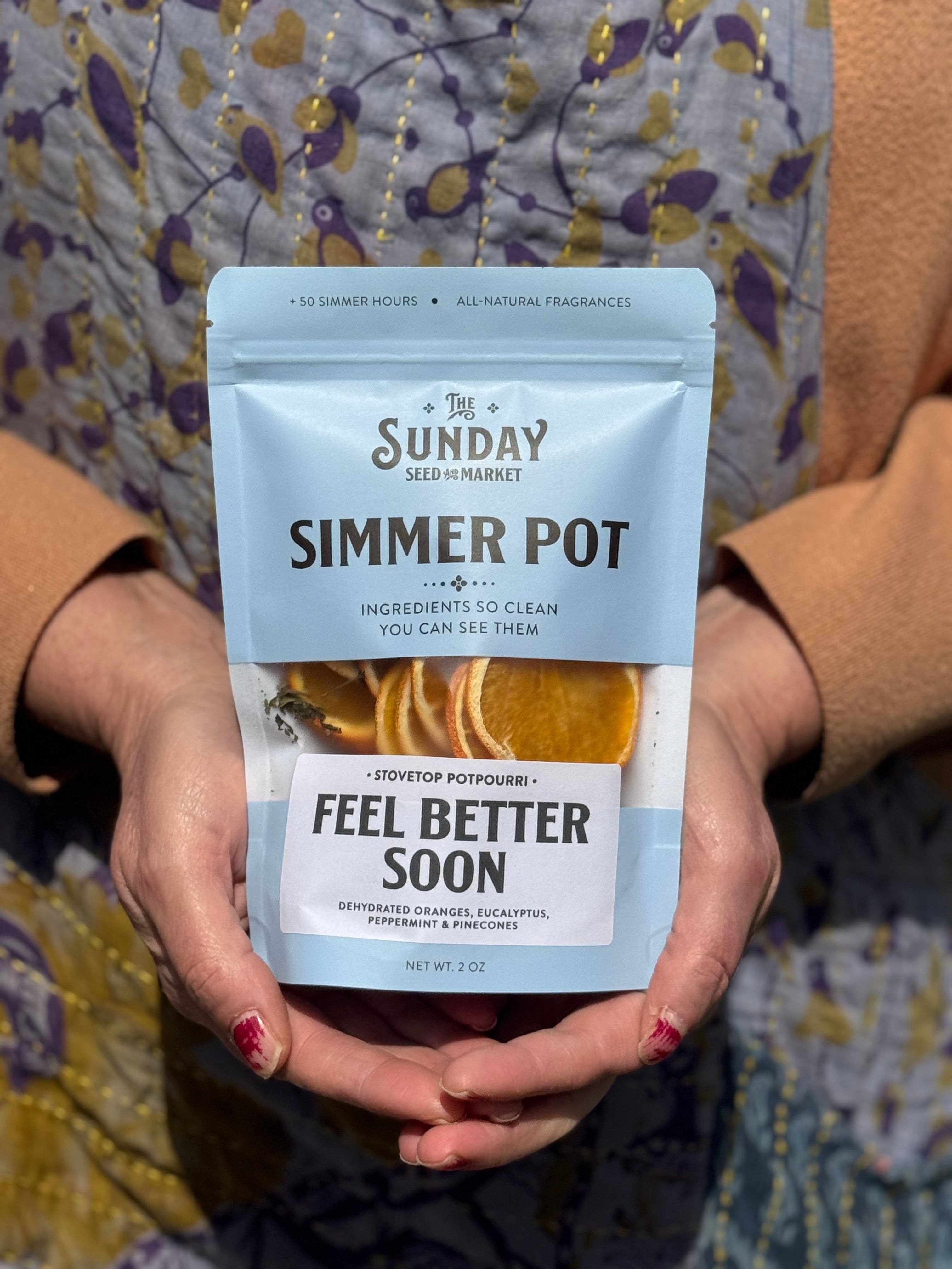 Feel Better Soon Simmer Pot | Orange Peppermint Eucalyptus - Decor Addict, LLC