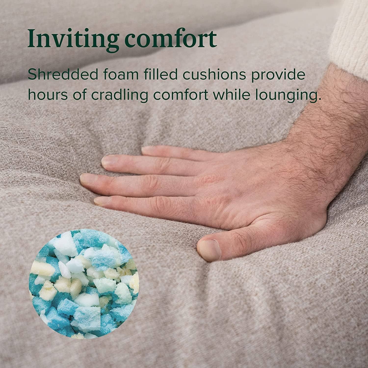 Black Metal Accent Chair with Shredded Foam Cushioning: Black - Decor Addict, LLC