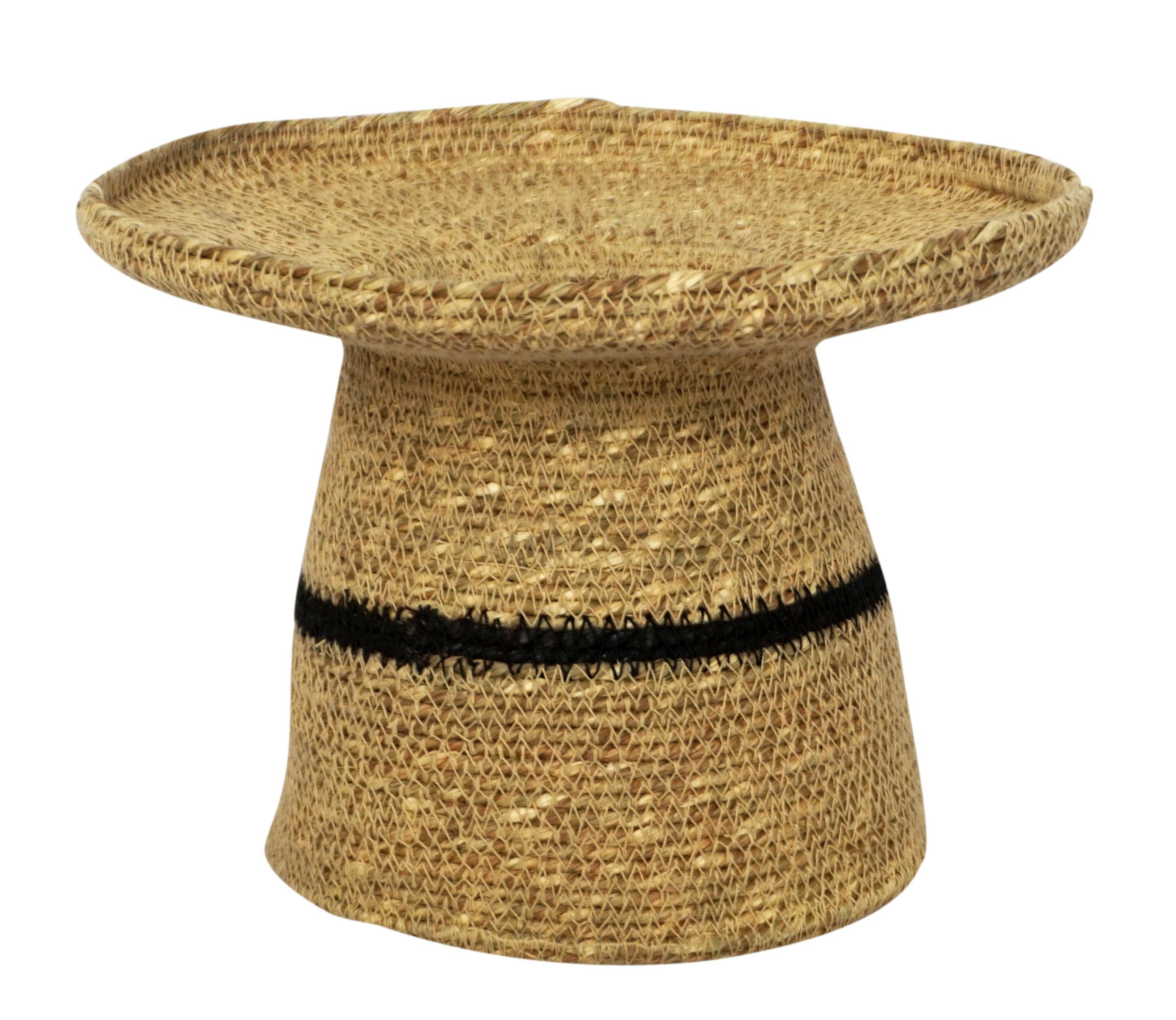 Basket: Black / SEAGRASS - Decor Addict, LLC
