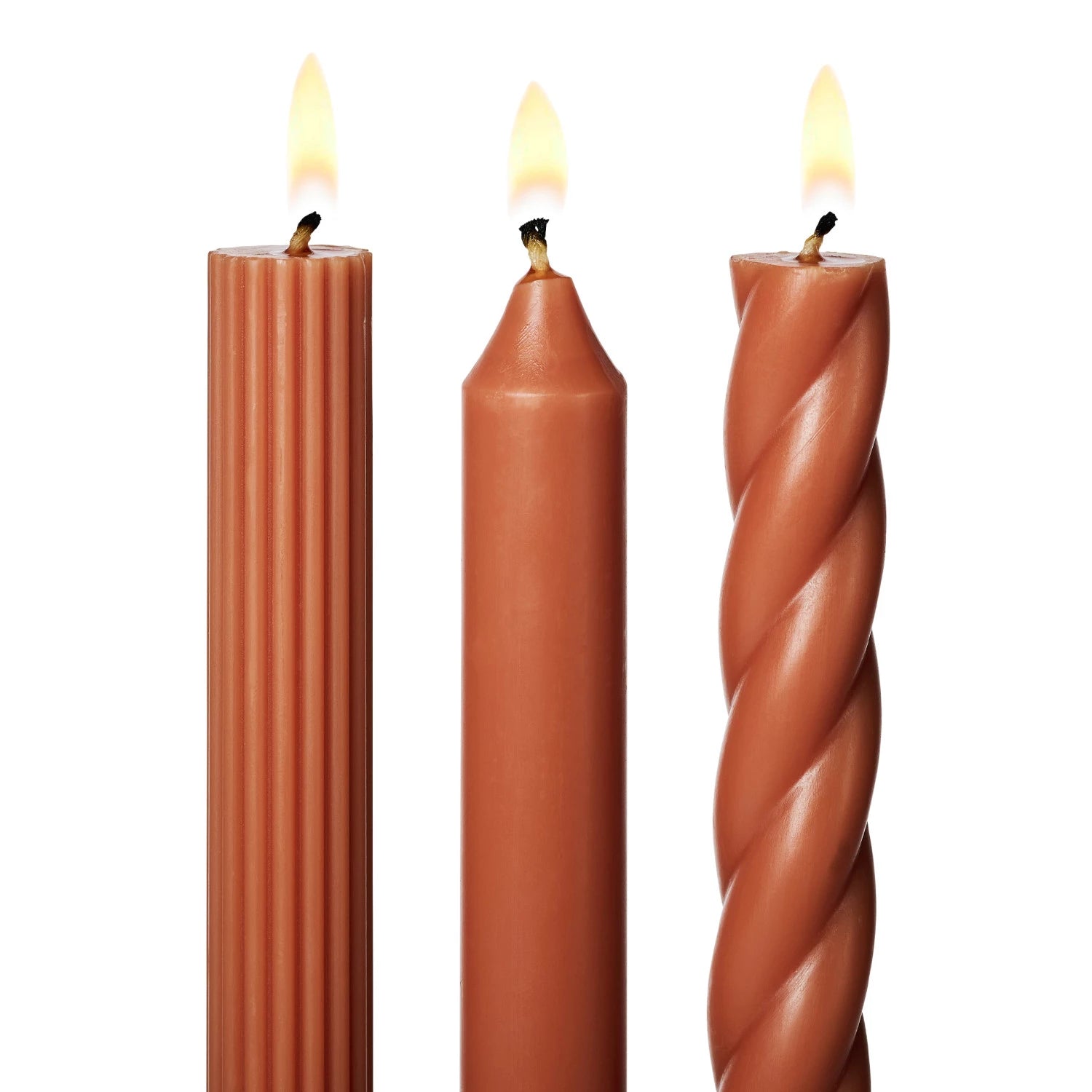 ILLUME Beautifully Done Unscented Assorted Candle Tapers 3-Pack - Decor Addict, LLC
