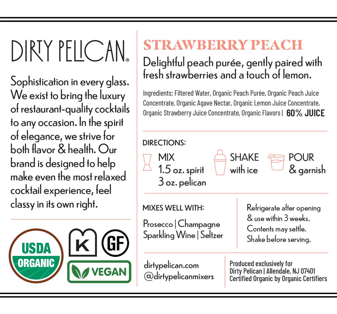 Strawberry Peach Bellini - Decor Addict, LLC