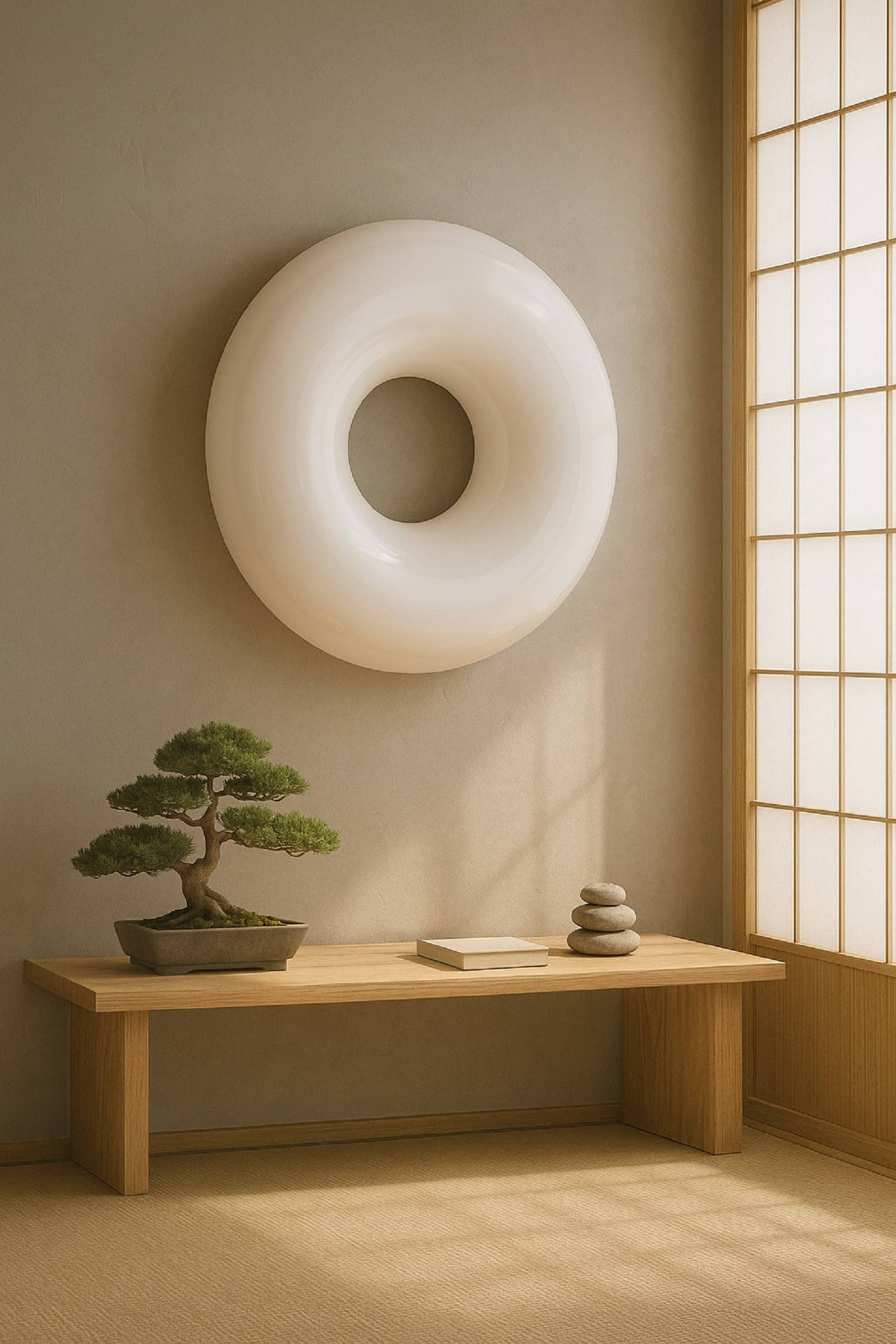 Wall Art Iron Circle White: White / IRON - Decor Addict, LLC
