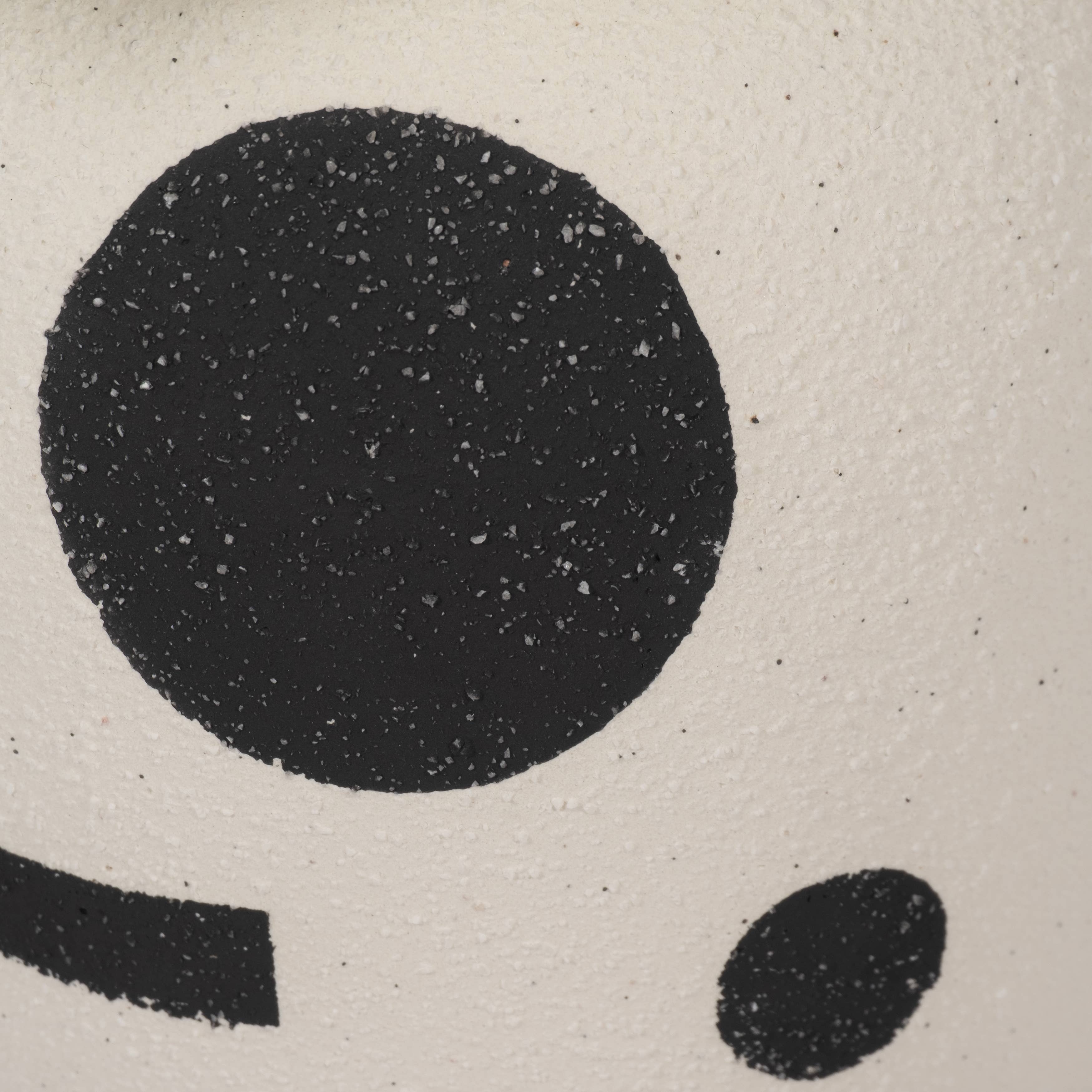 Ivory 6 in. Ceramic Round Boho Funky Bulbous Vase - Decor Addict, LLC