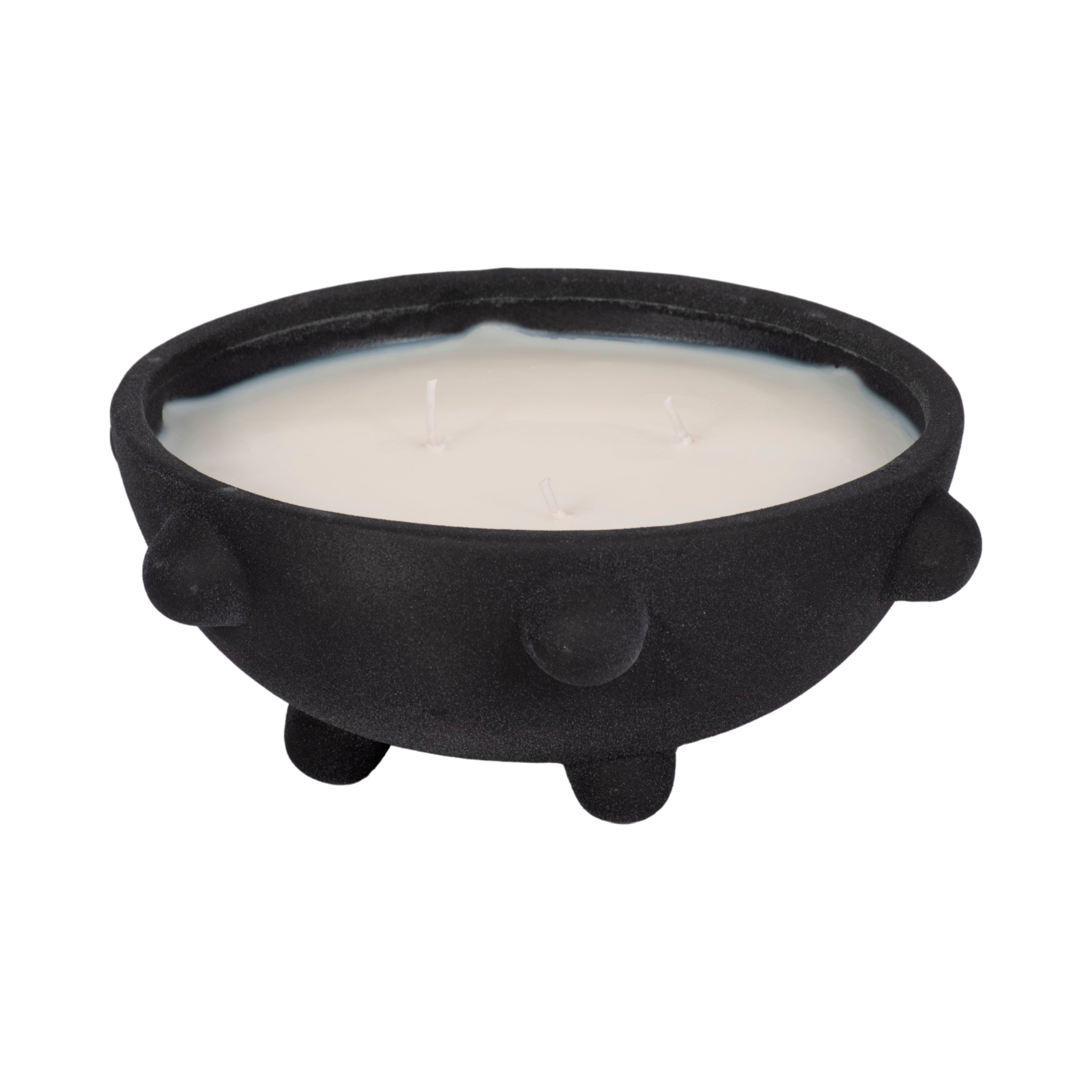 9" 22 Oz Black Amber Sea Salt Bubble Bowl Candle, - Decor Addict, LLC