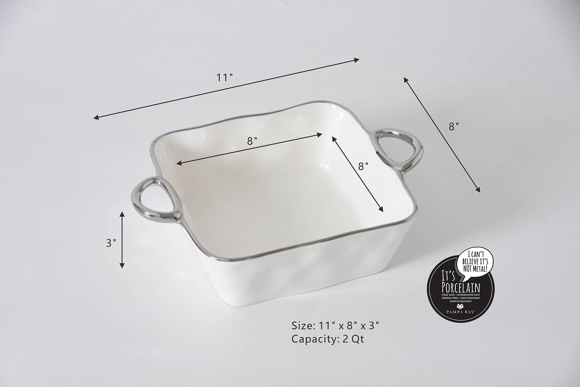 8" x 8" Square Baking Dish - Decor Addict, LLC