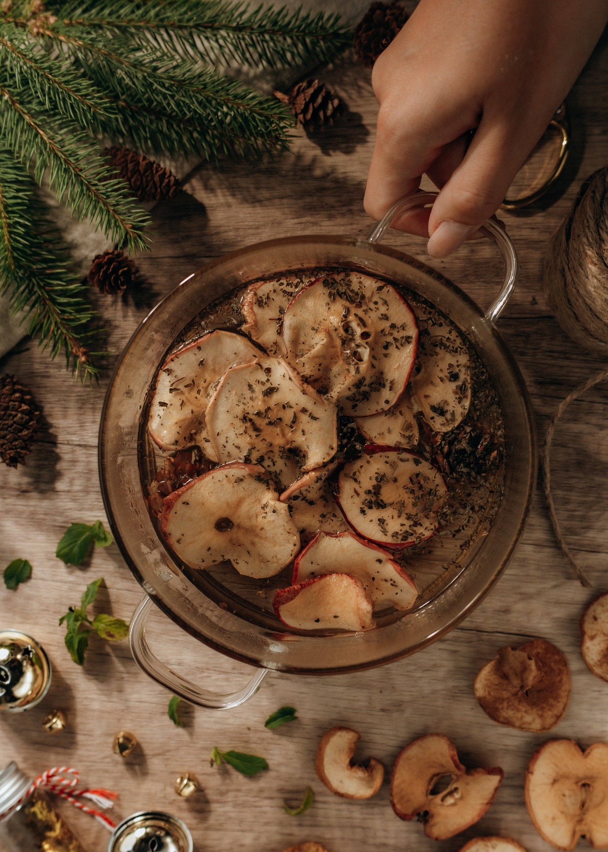 Peppermint Cocoa Simmer Pot | Apple Vanilla Peppermint