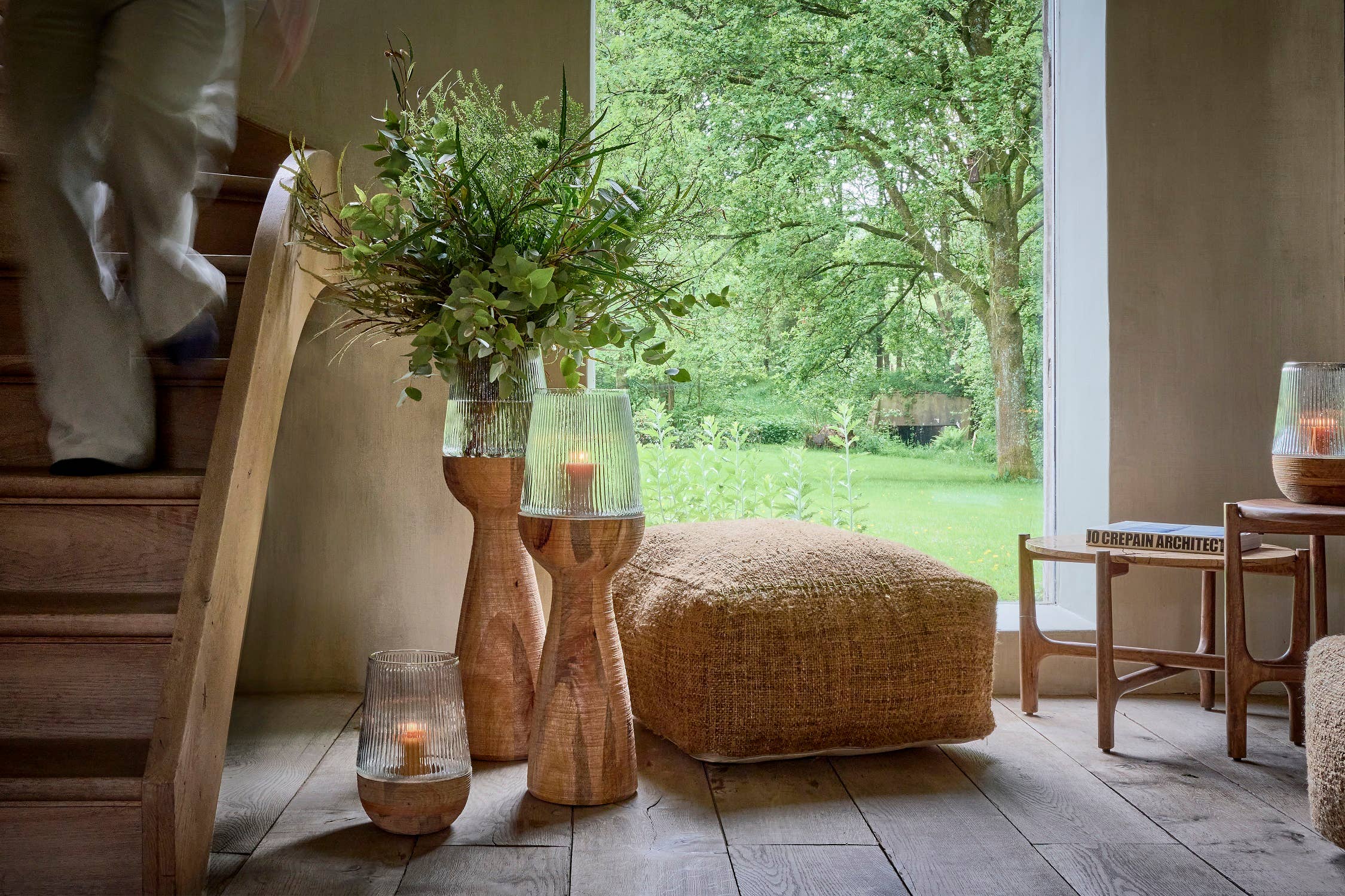 Arbre Natural Hurricane/Vase Mango Wood - Decor Addict, LLC