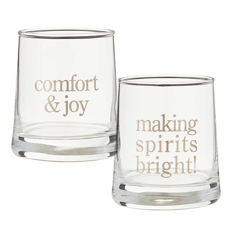 Face to Face Rocks Glasses - Comfort & Bright - Set of 2 - Decor Addict, LLC