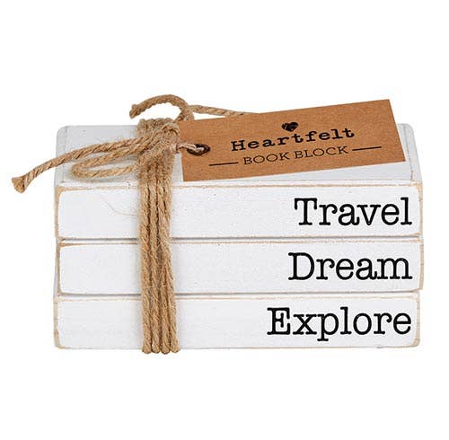 Stacked Bks-Travel - Decor Addict, LLC