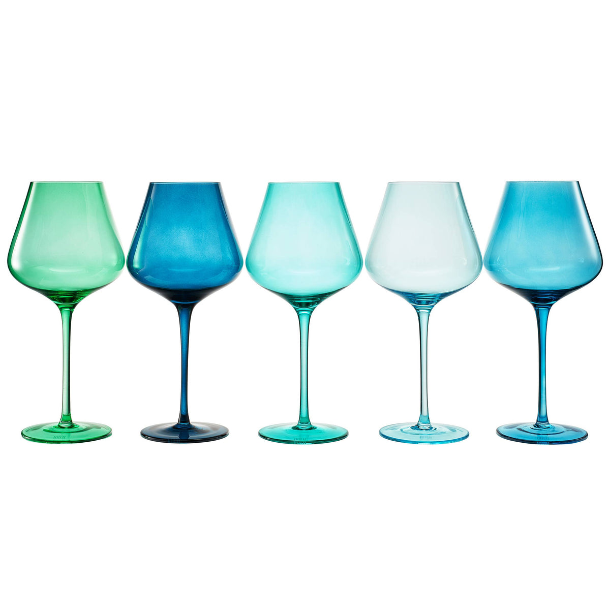 Beaches of Hawaii Wine Glassware | 5 Set, 20 OZ -