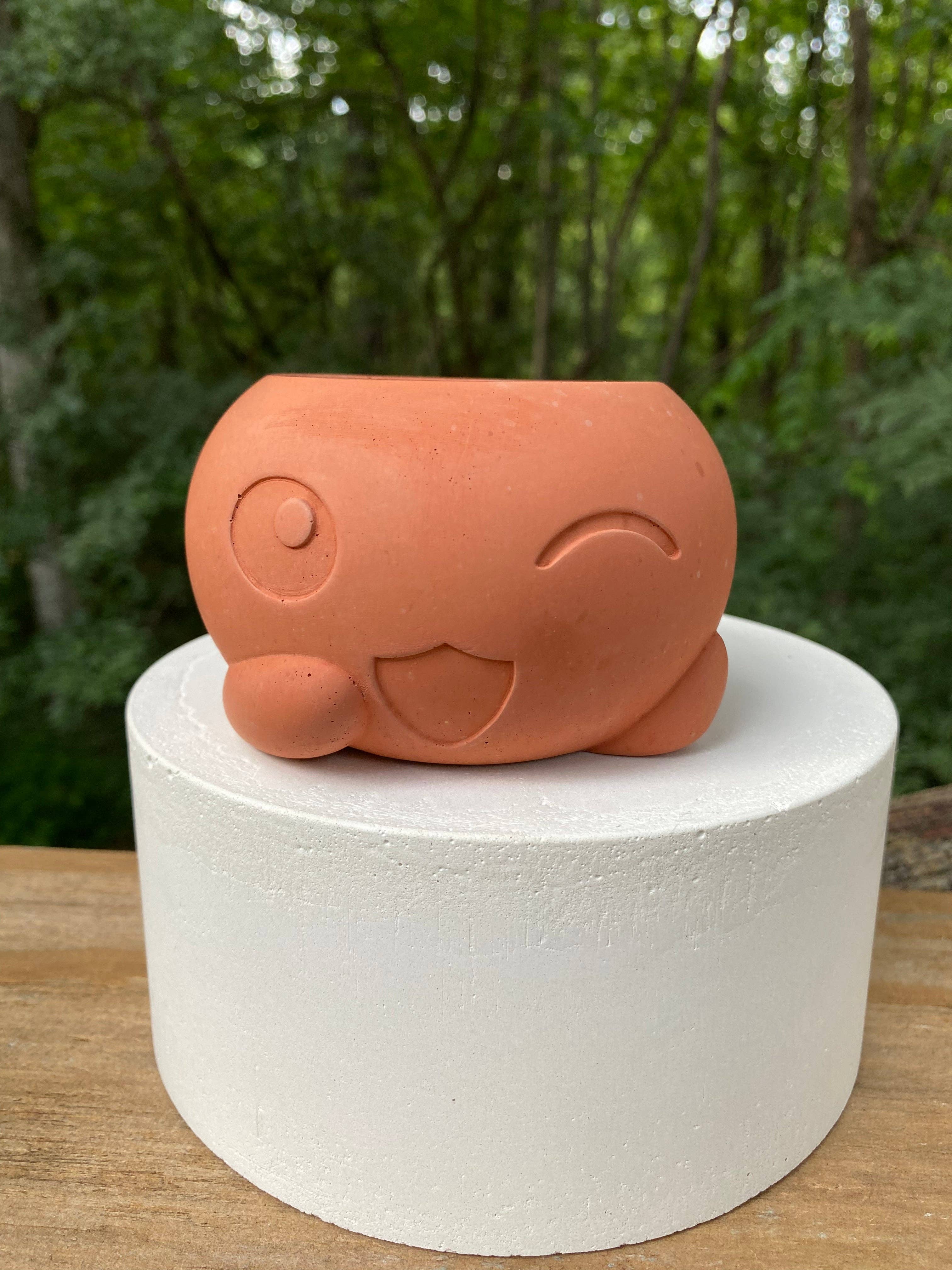 Wink Planter Pot Emoji: Sahara Sunset Collection - Decor Addict, LLC