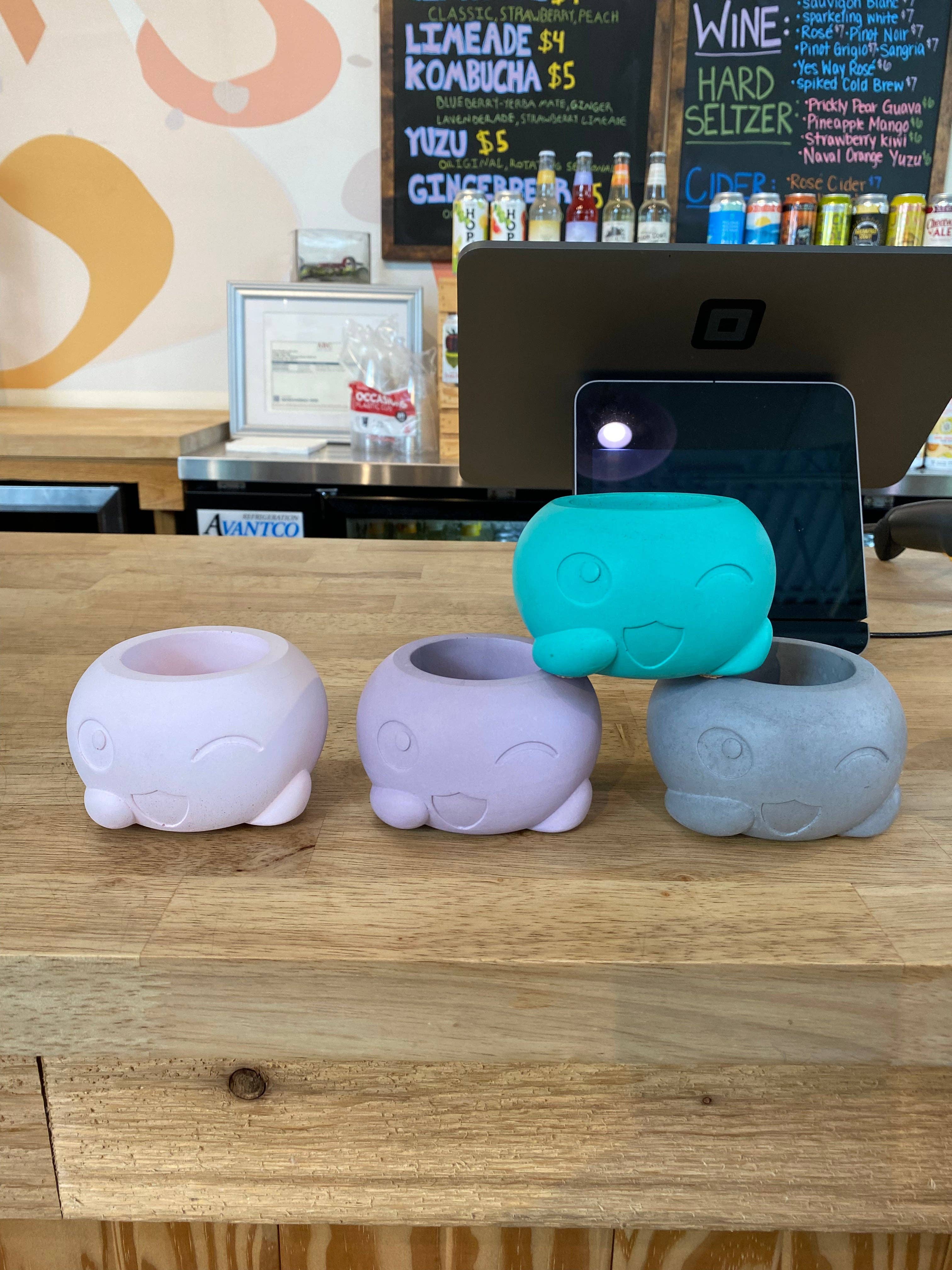 Wink Planter Pot Emoji: Sahara Sunset Collection - Decor Addict, LLC