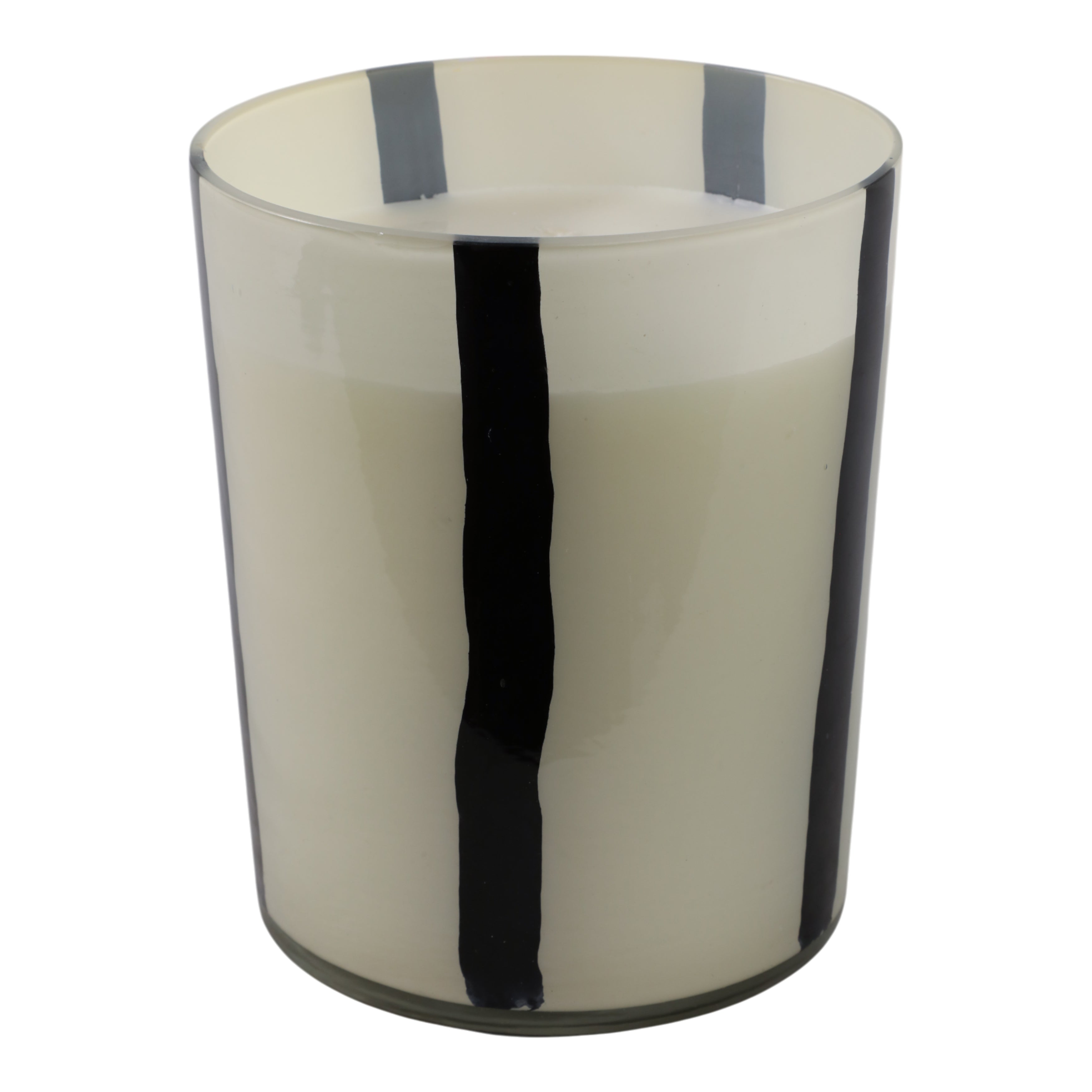 7x9" 105 Oz Red Currant & Oak Candle, White/black - Decor Addict, LLC