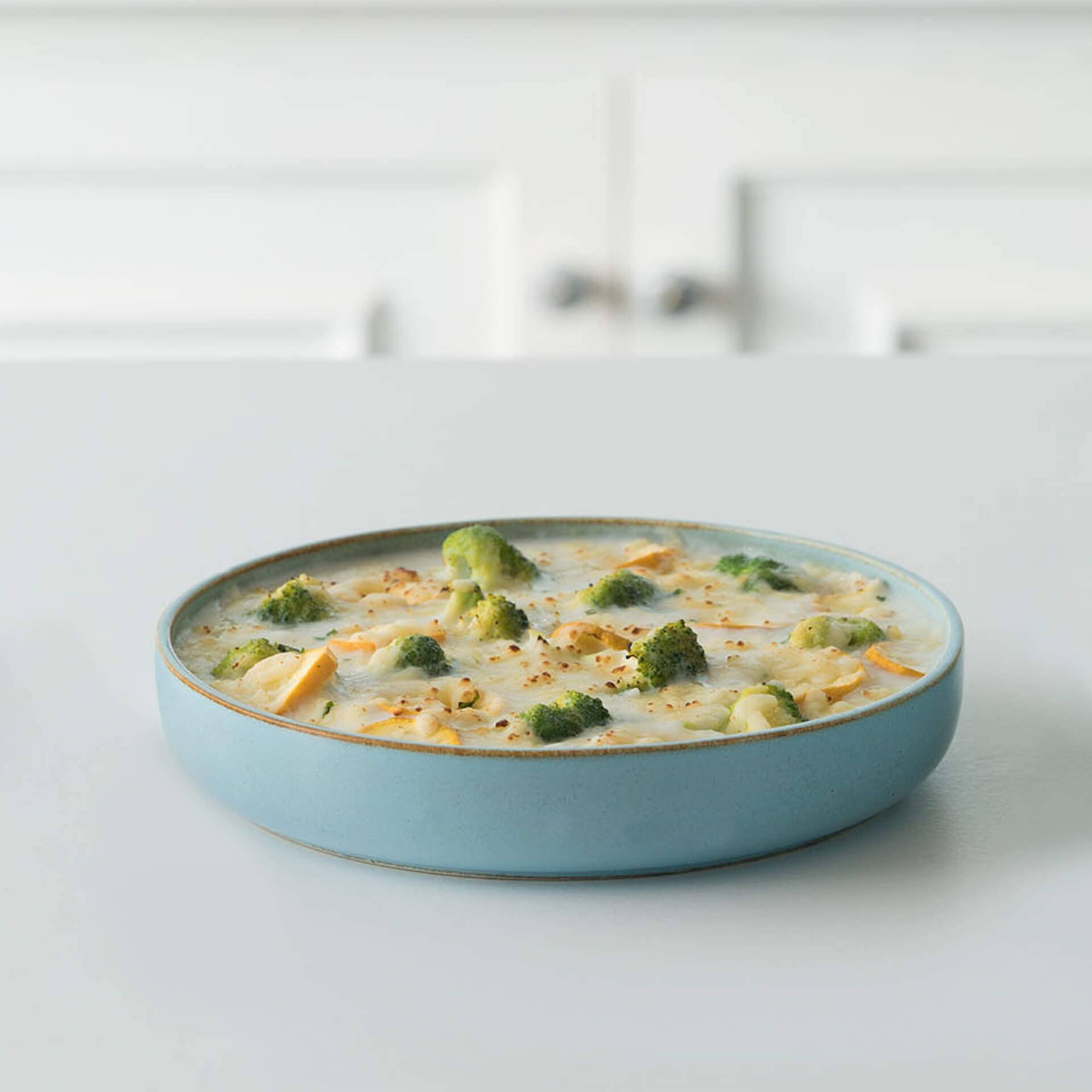 Aqua Ceramic Pasta Bowl – 600 ML with Raised Edges - Decor Addict, LLC