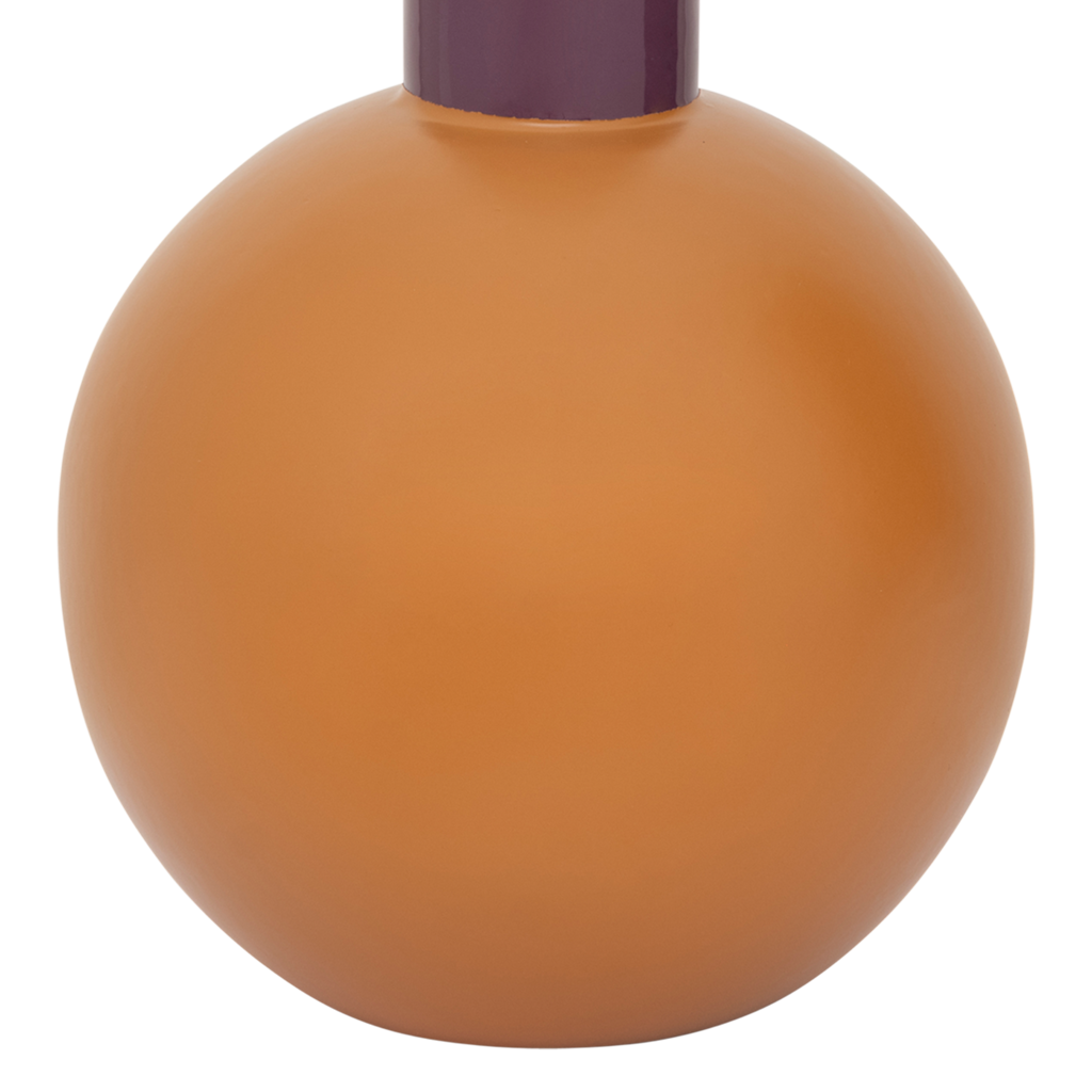 Vase Farve, Combi 2: Inca Gold / 50%recycl./50%virgin ceramic / 18.5 * 34.5 CM - Decor Addict, LLC