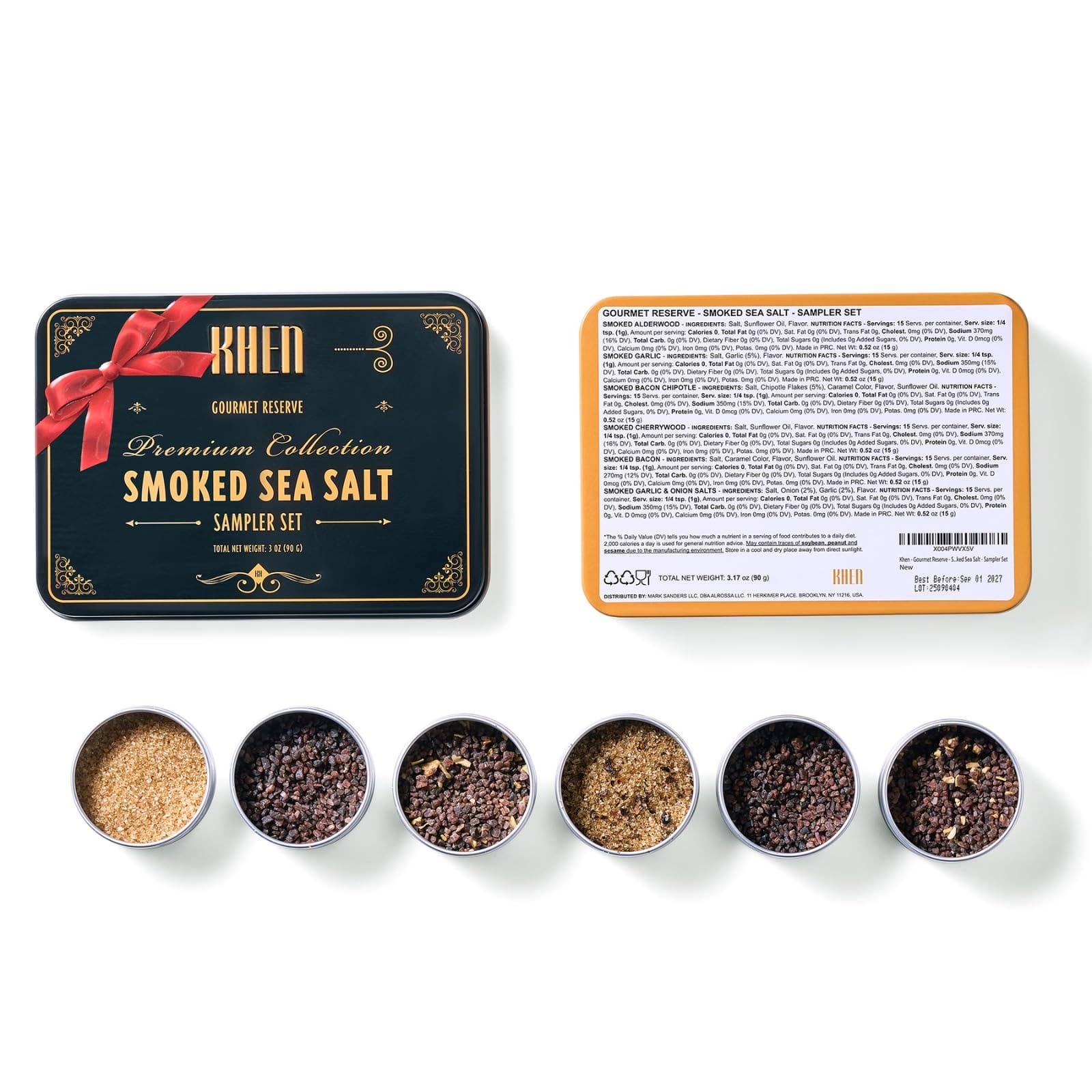 Smoked Sea Salt Sampler Set – 5 Gourmet Varieties - Decor Addict, LLC