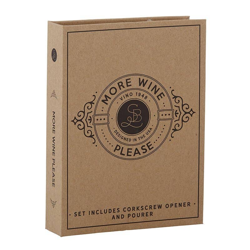 Wine Stopper Book Box - Decor Addict, LLC