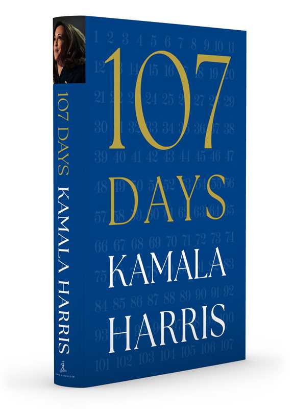107 Days by Kamala Harris: Hardcover; 320 pages / English - Decor Addict, LLC