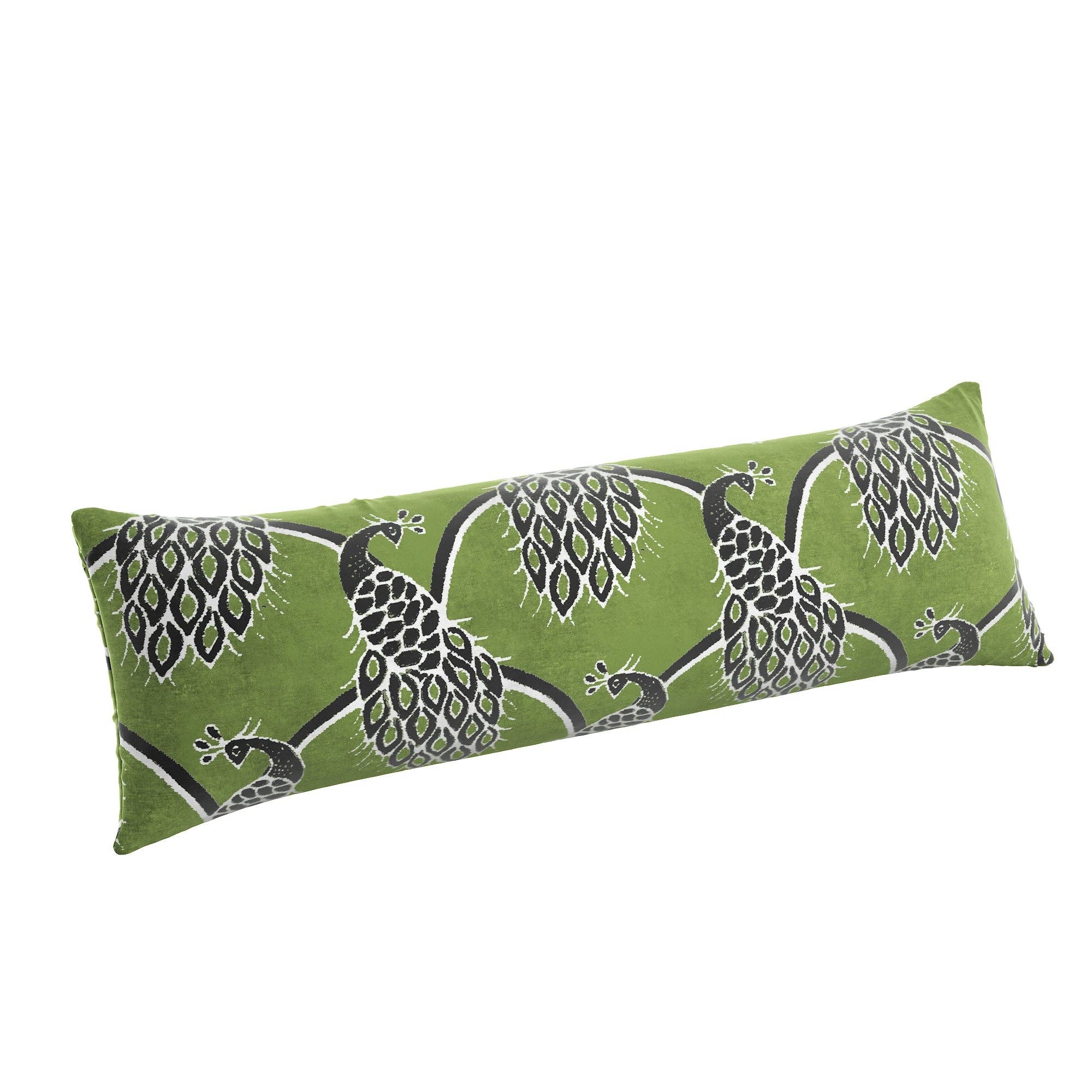 Corsham Lumbar Pillow: Green / 12" x 24" - Decor Addict, LLC