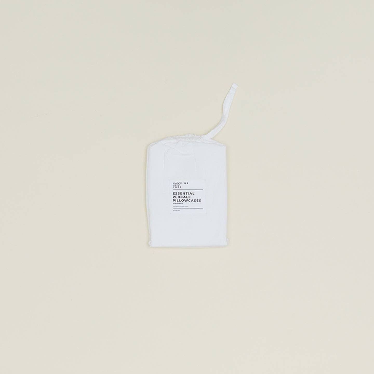 ESSENTIAL PERCALE PILLOWCASES - WHITE: STANDARD - Decor Addict, LLC