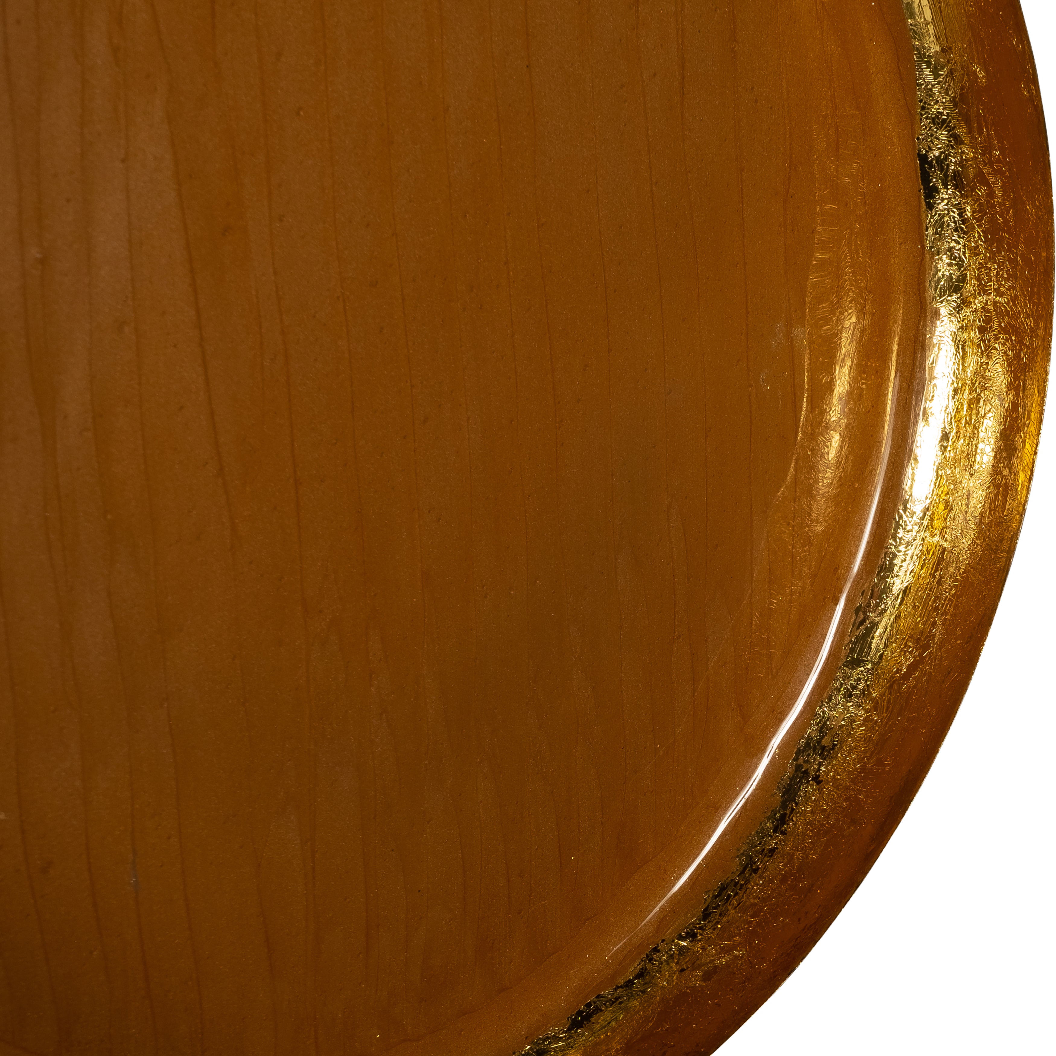 Iron,15",circle Wall Deco,oak - Decor Addict, LLC