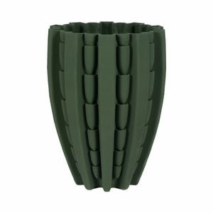 15" Lakeland 3D-Printed Vase, Green