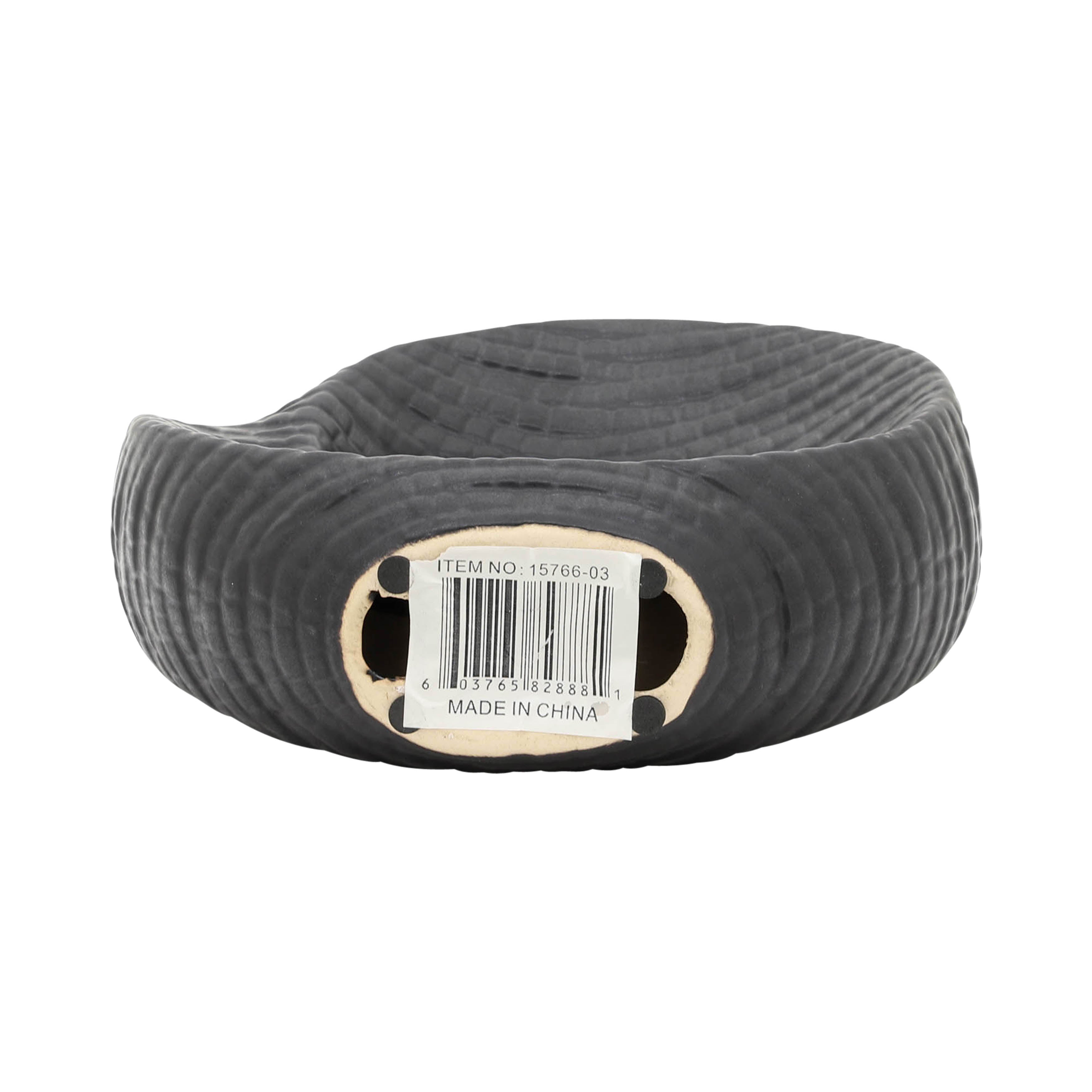 8" Textured Table Top Deco, Black - Decor Addict, LLC