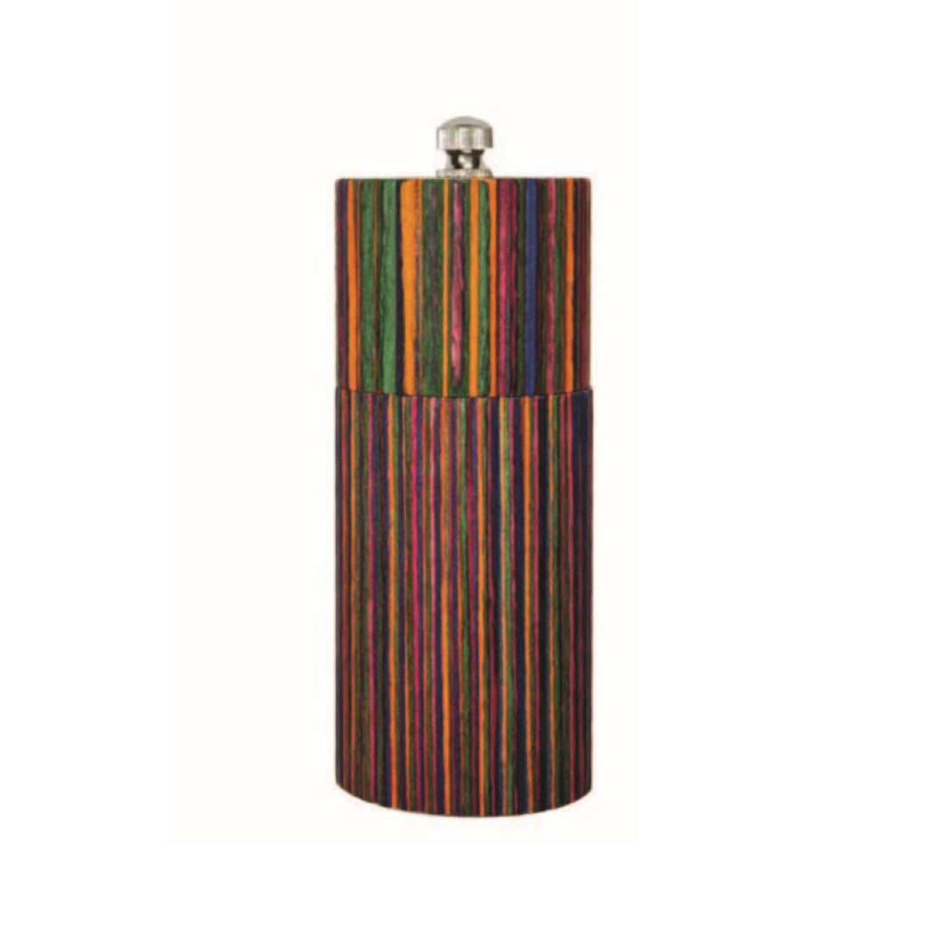 5" Rainbow Pakka Salt Mill - Splined