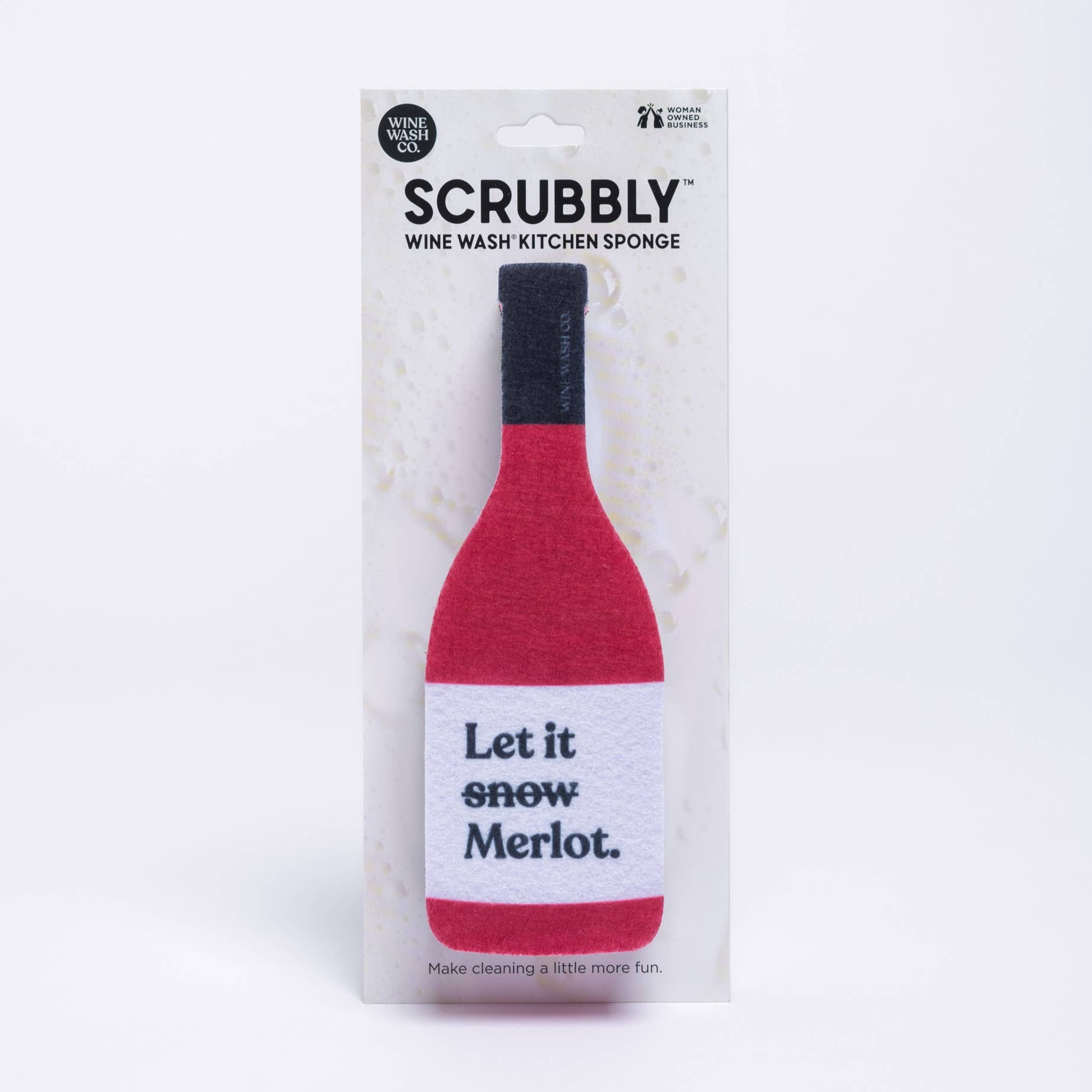 Holiday Scrubbly™ Sponge - Let it Merlot - Decor Addict, LLC