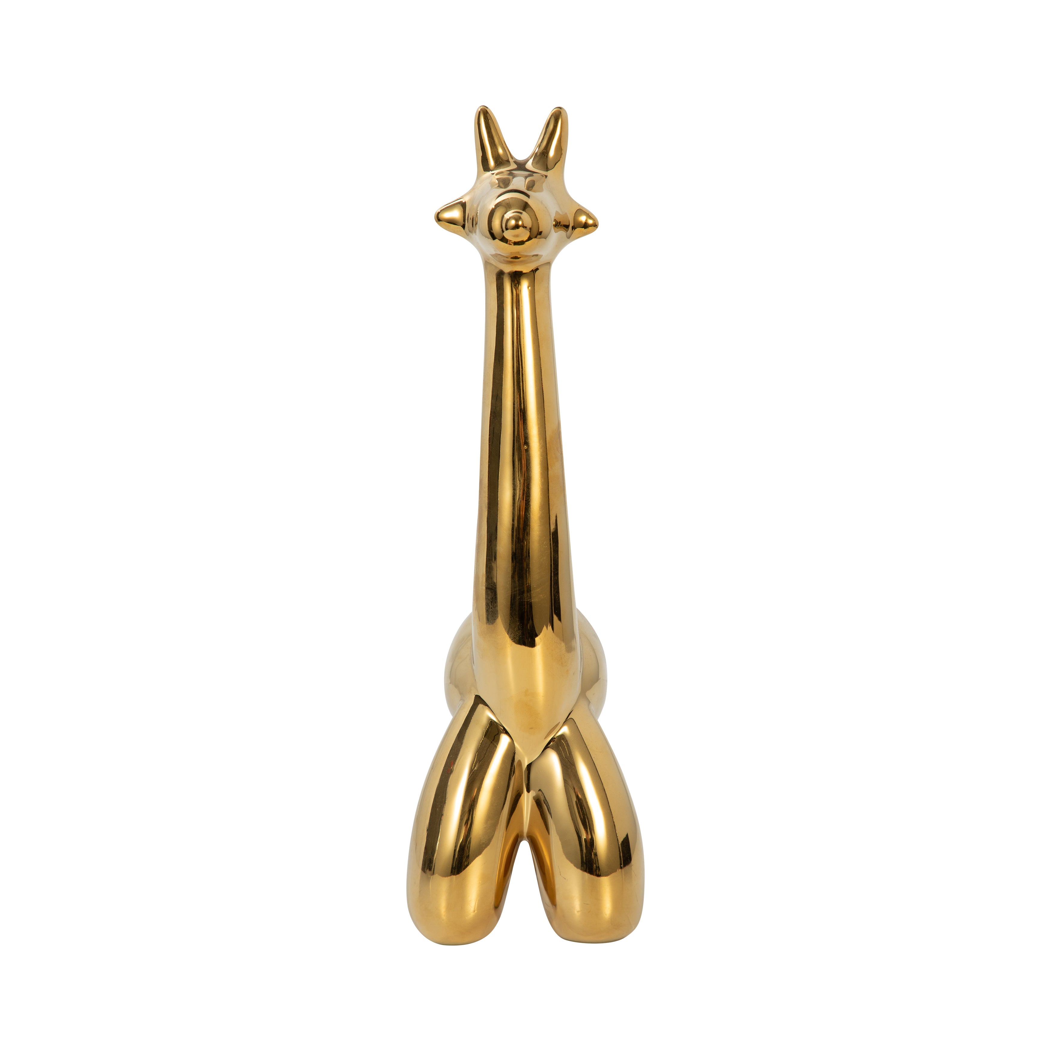 Gold Giraffe Balloon Animal - Decor Addict, LLC
