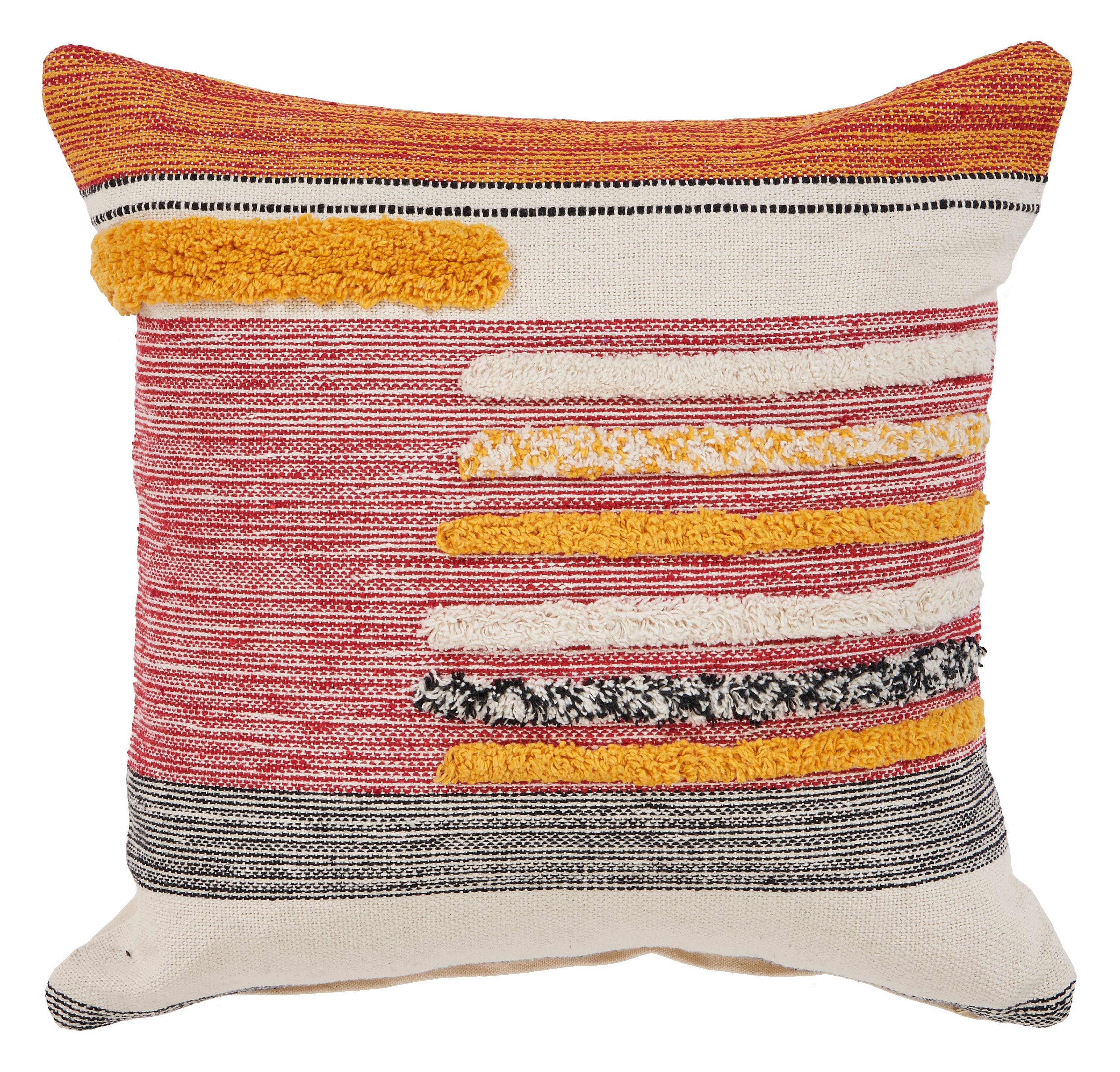 Multi-Lined Throw Pillow: Multi / 14" x 36" / Poly Filled - Decor Addict, LLC