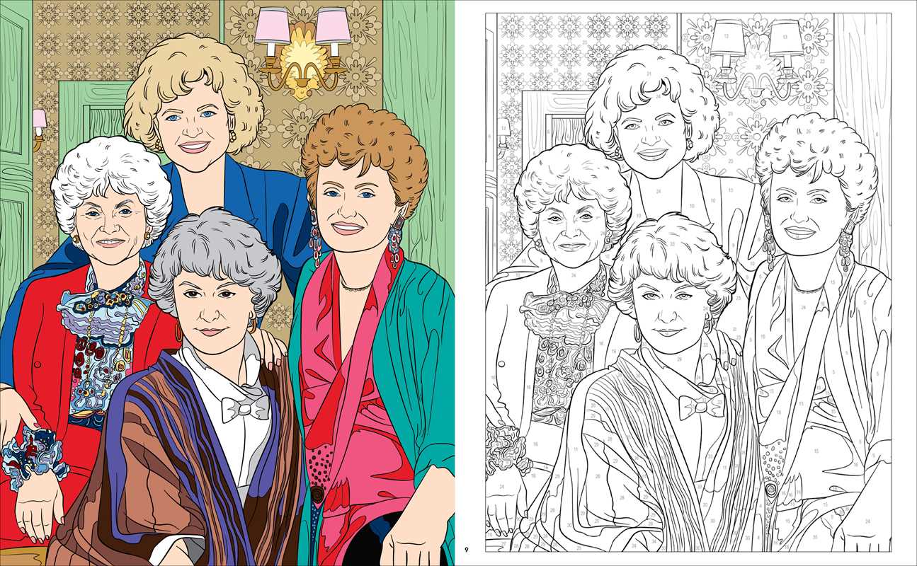 Golden Girls Color-by-Number by Editors of Thunder Bay Press: Flexibound; 192 pages / English - Decor Addict, LLC