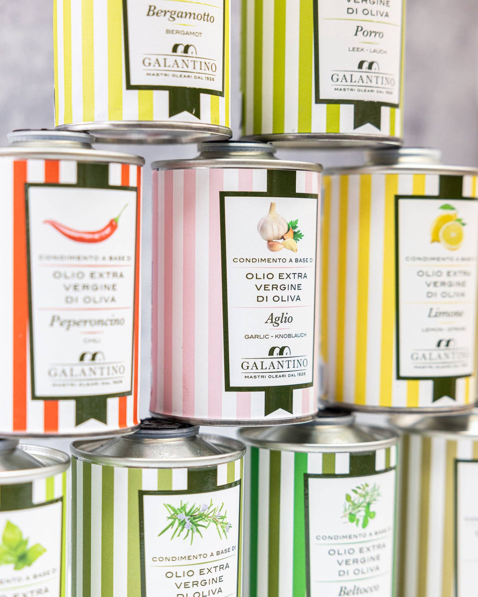 Garlic EVOO Tin 100ml by Frantoio Galantino - Decor Addict, LLC