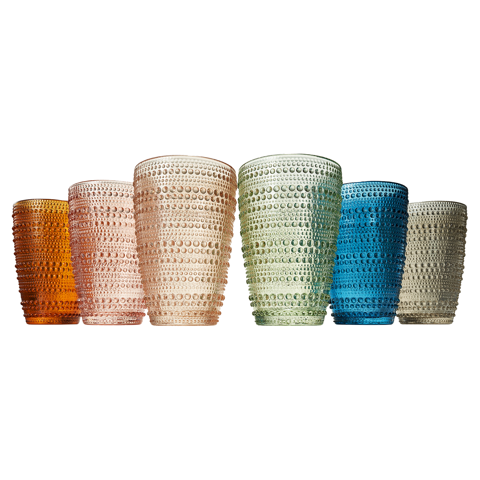 14.6oz Beaded Hobnail Highball Tumbler - Decor Addict, LLC