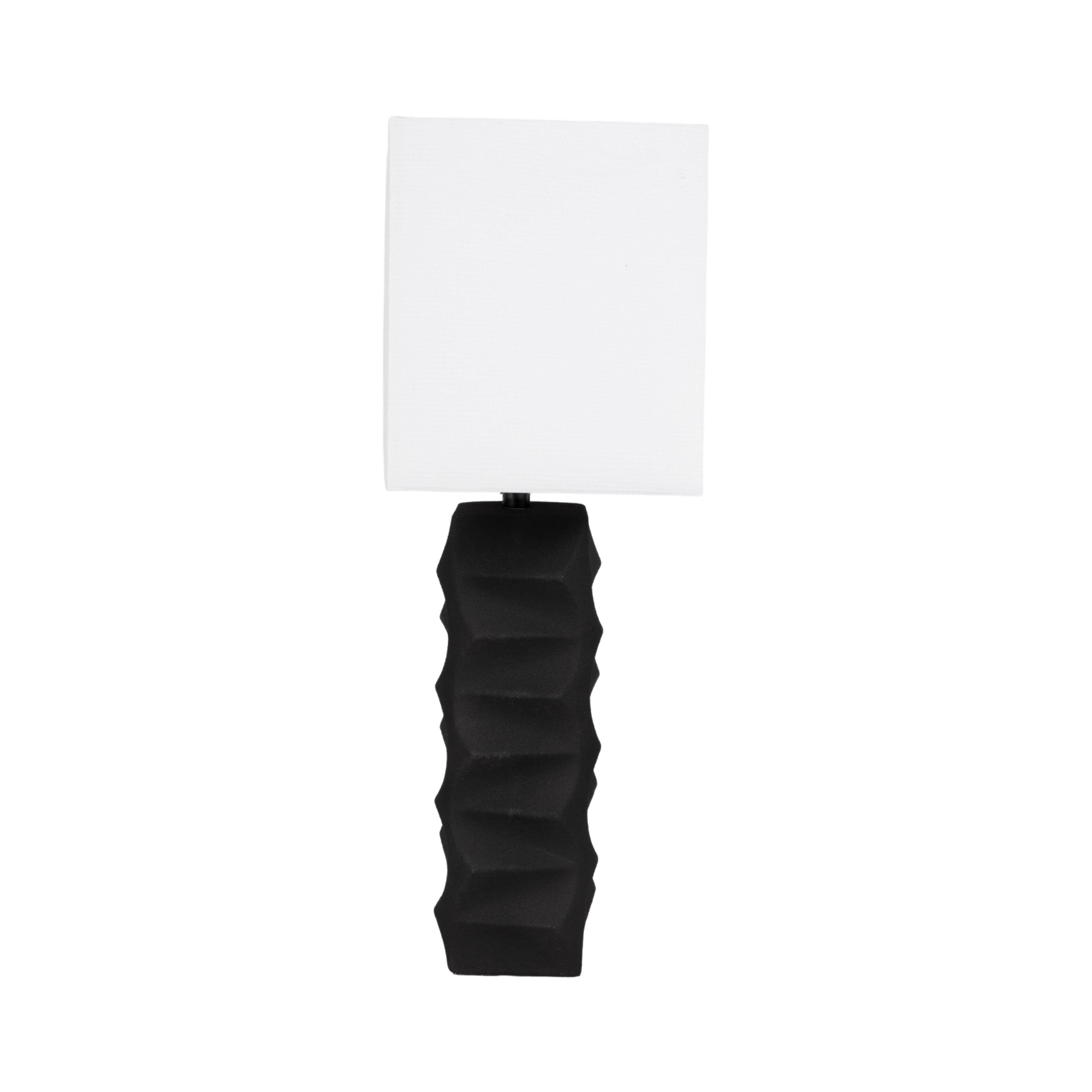 31" Tall Contemporary Table Lamp, Black - Decor Addict, LLC
