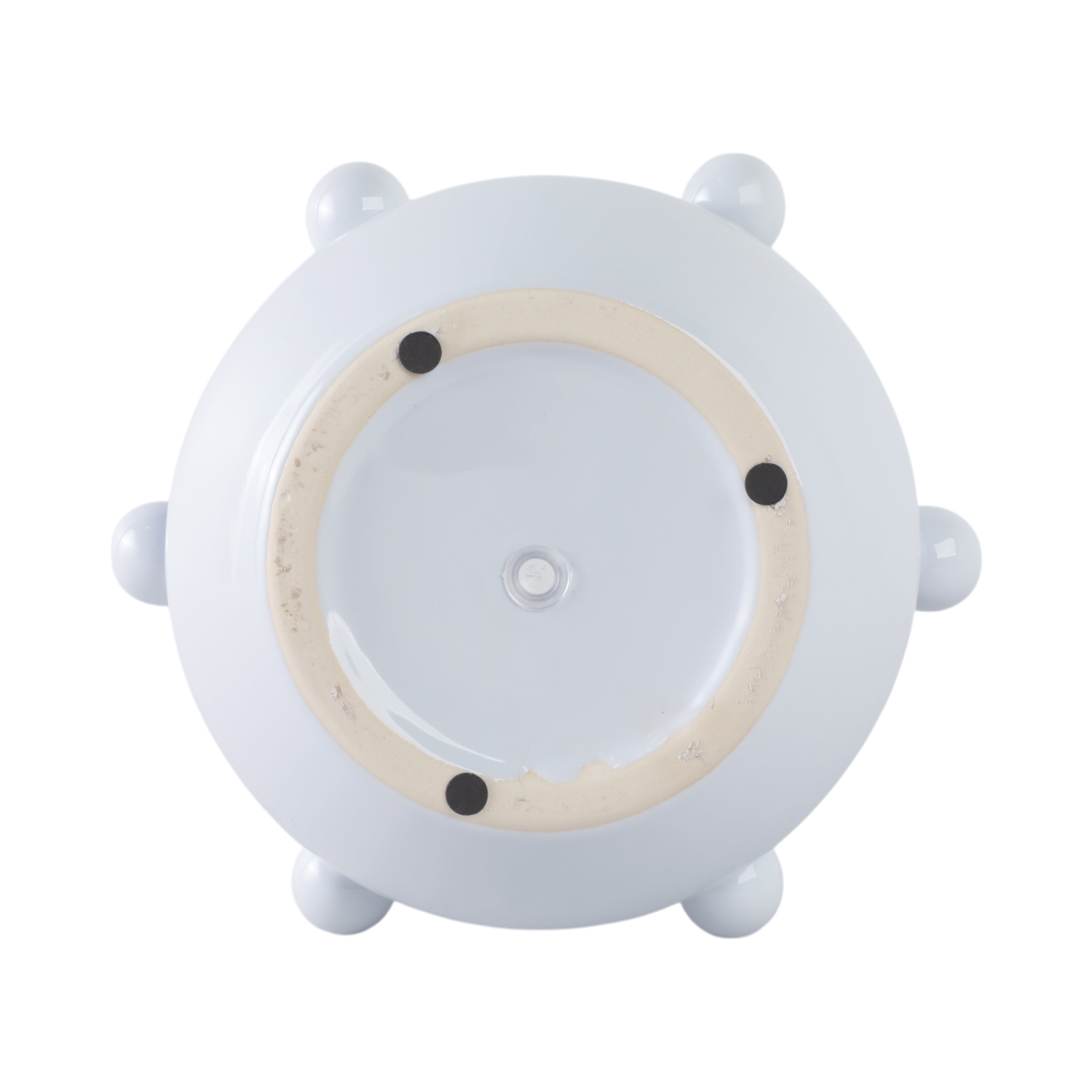 10" Tapered Bubble Planter, White - Decor Addict, LLC