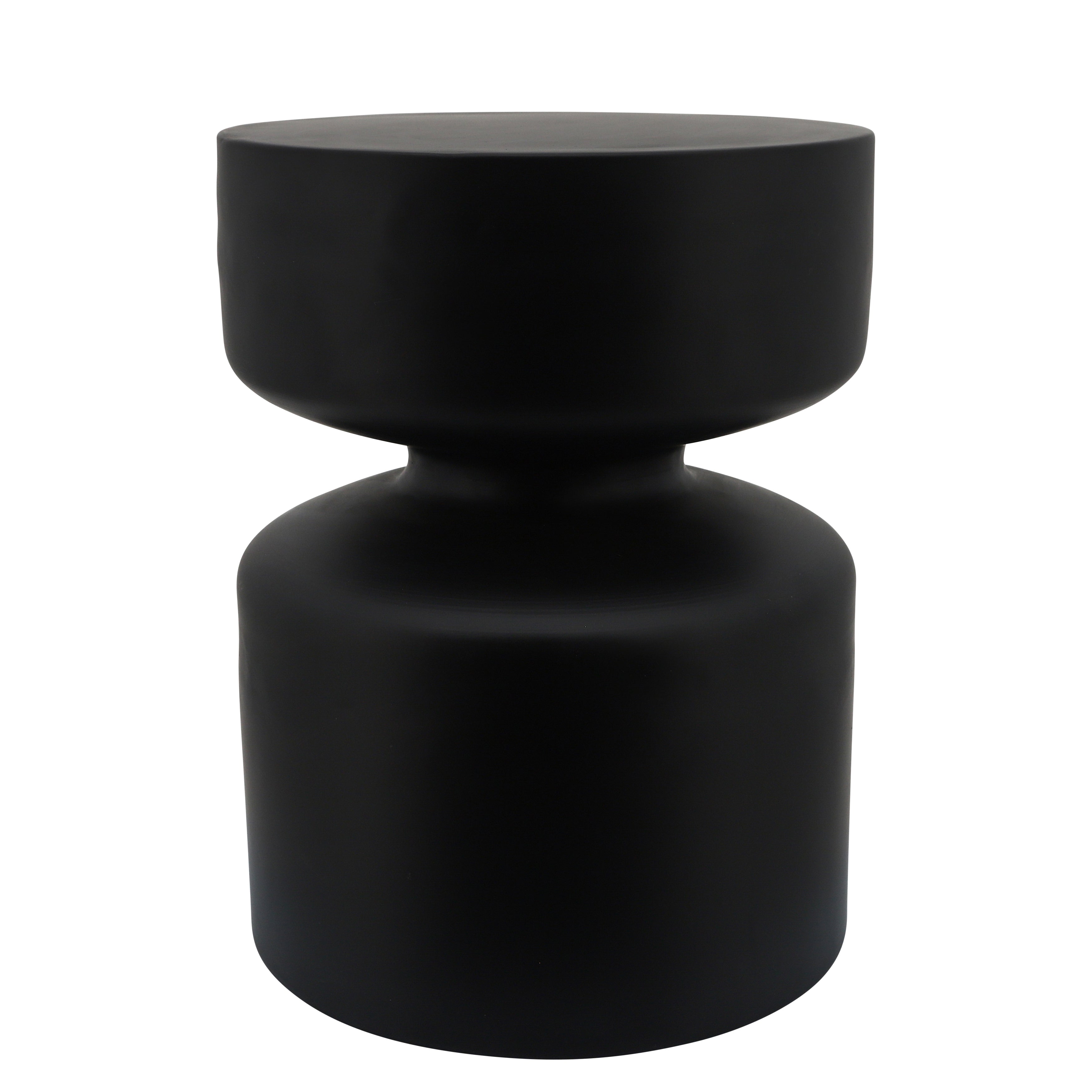 Metal, 18"h Pawn Shaped Stool, Black - Decor Addict, LLC