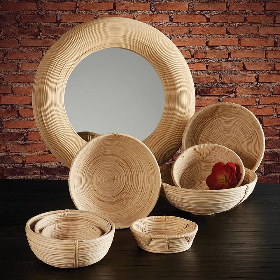 Cane Bowls - Set of 2 - Decor Addict, LLC