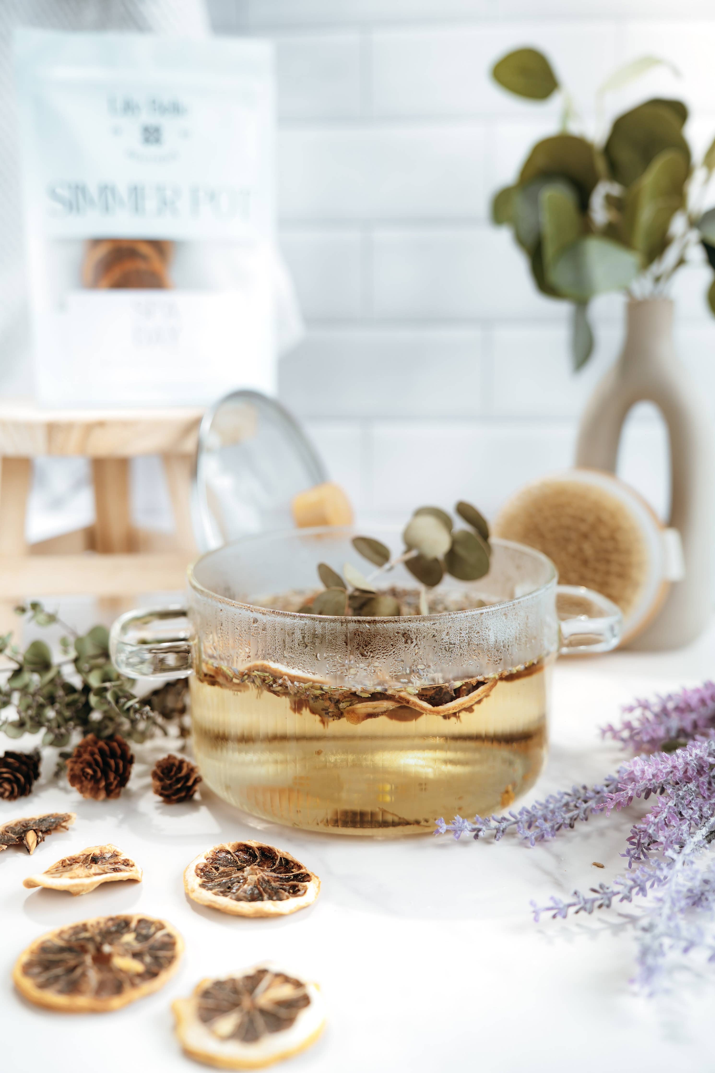 Spa Day Simmer Pot | Lemon Lavender Eucalyptus - Decor Addict, LLC
