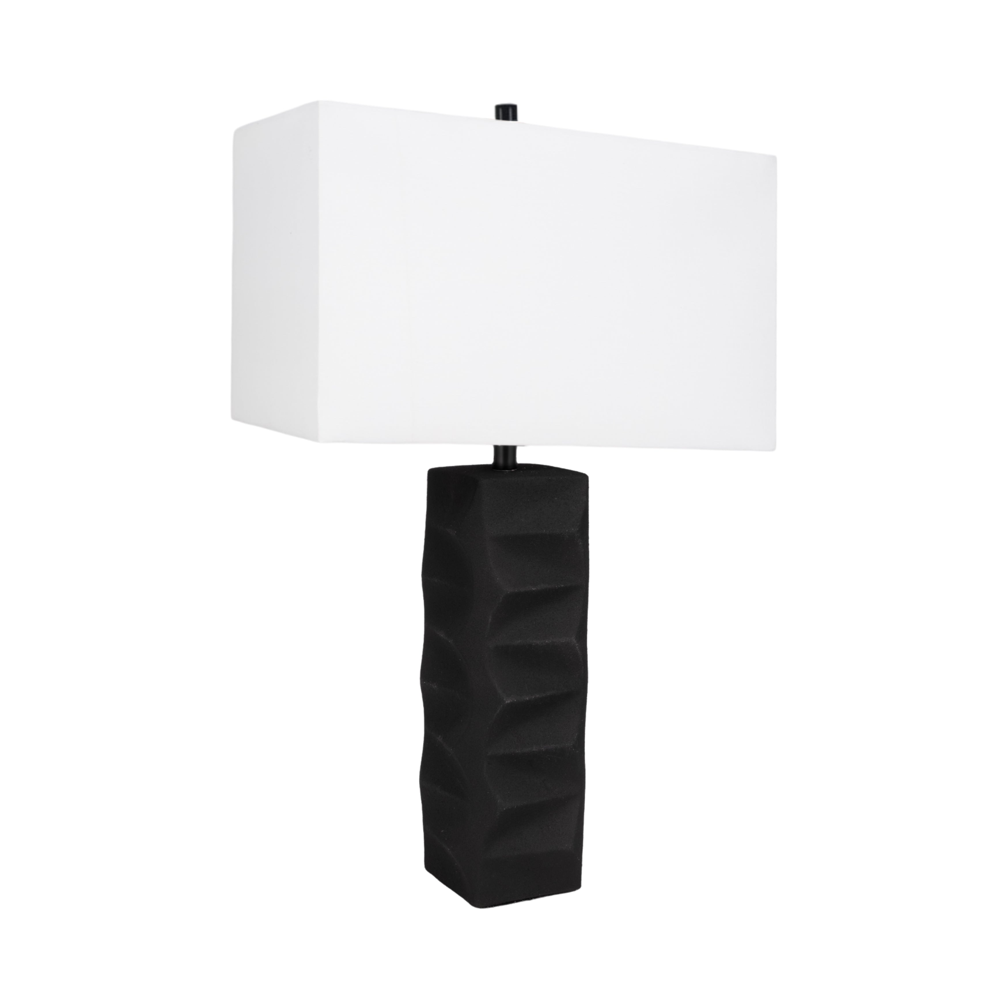 31" Tall Contemporary Table Lamp, Black - Decor Addict, LLC