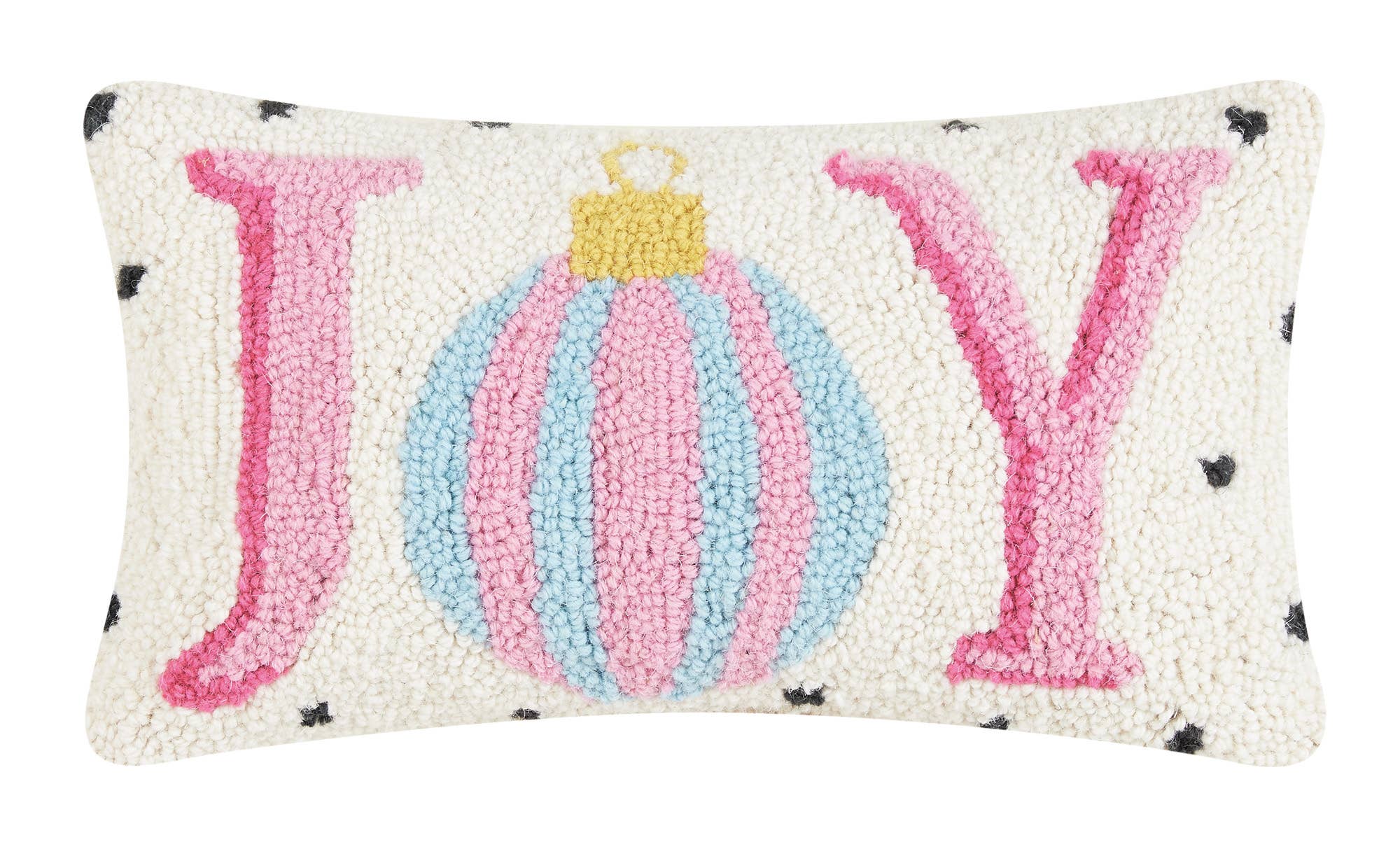 Spotted Holiday Joy Hook Pillow - Decor Addict, LLC