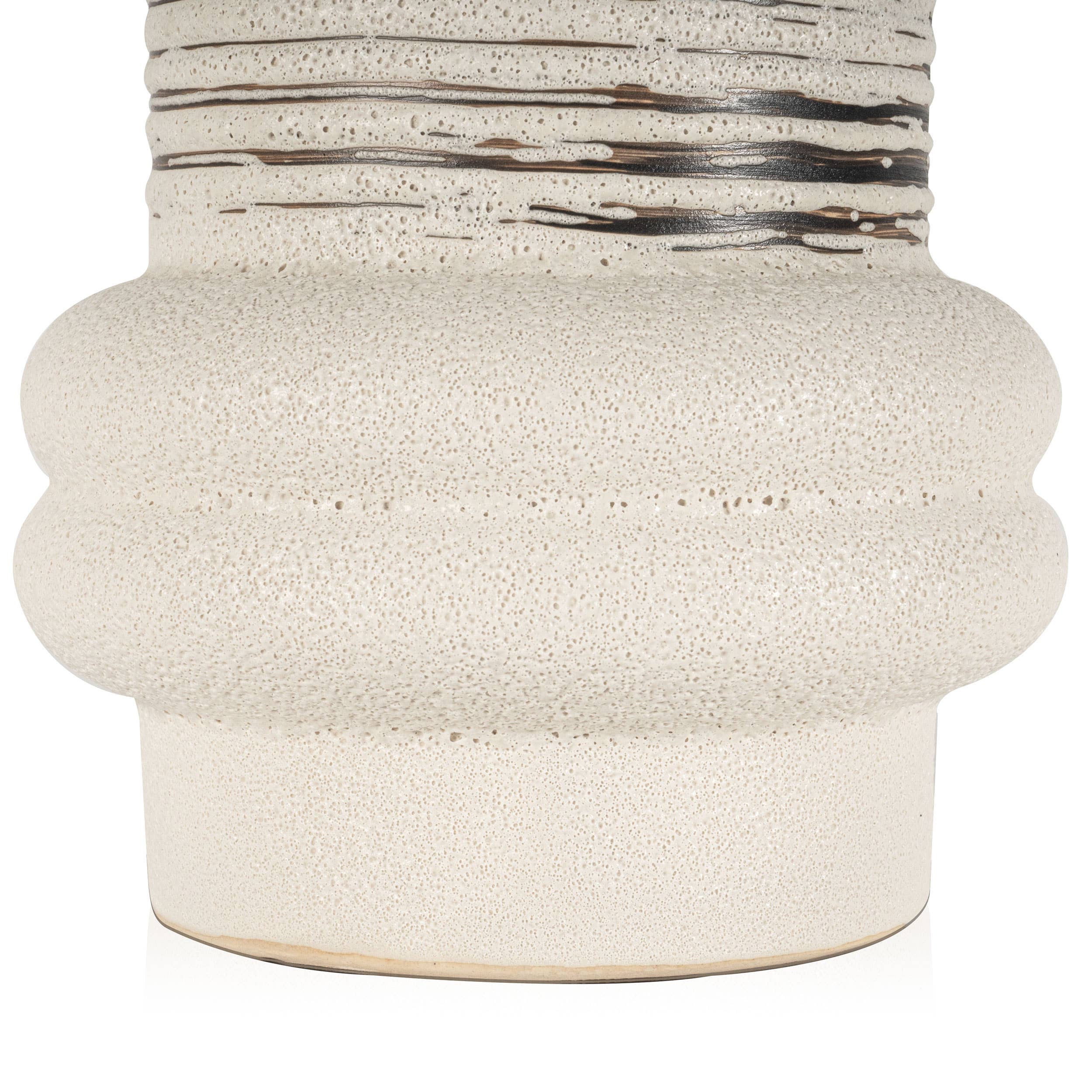 Linden Ceramic Table Vase, Large - Decor Addict, LLC